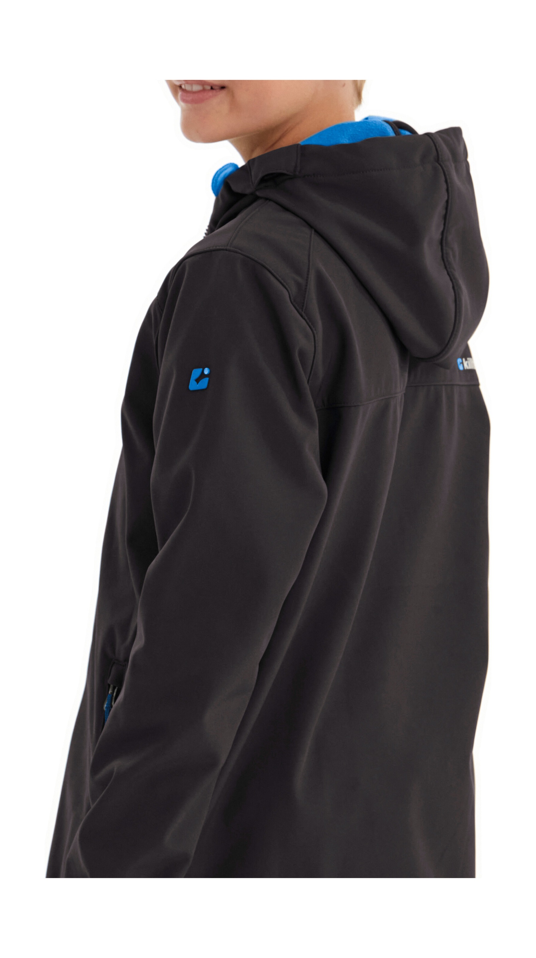 Killtec Softshelljacke »Boys Softshelljacke«, Wasserabweisende Softshelljacke mit Kapuze, Fleece und PFAs-frei