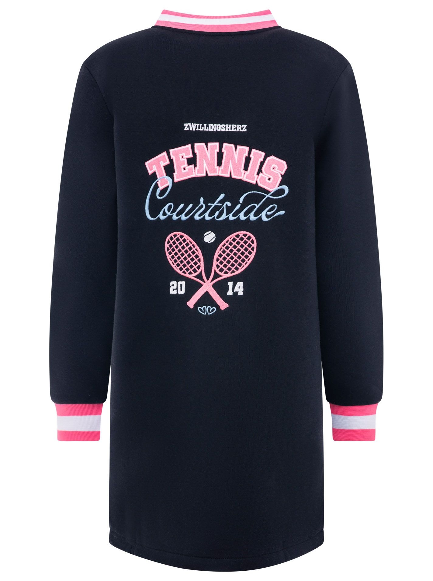 Zwillingsherz Kurzmantel »"Courtside"« Stickerei,Reßverschluß, elastische Bündchen