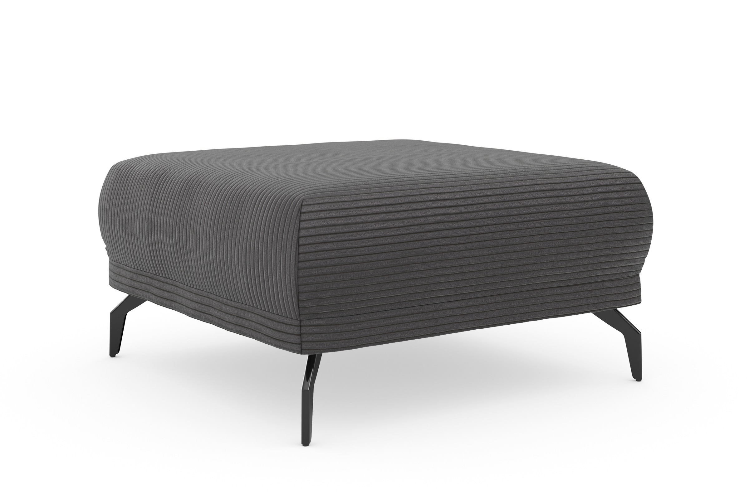 Home affaire Hocker "Coco" Cord-Bezug in 2 Ausführungen, Füßen 15 cm hoch günstig online kaufen