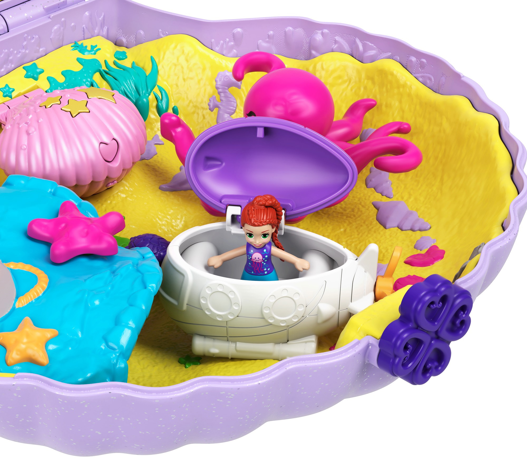 Polly Pocket Spielwelt »Muschel-Tasche«, Sammelfigur