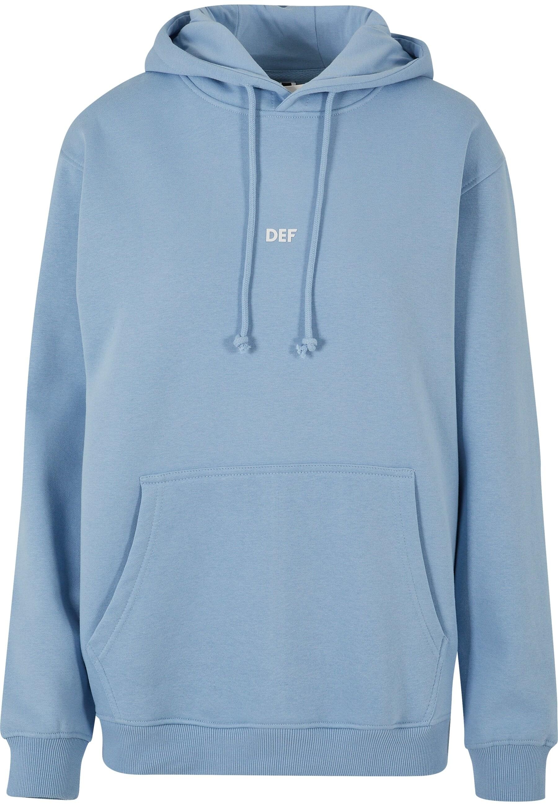 Kapuzensweatshirt »DEF Herren DEF Oversized Hoody Light Blue«