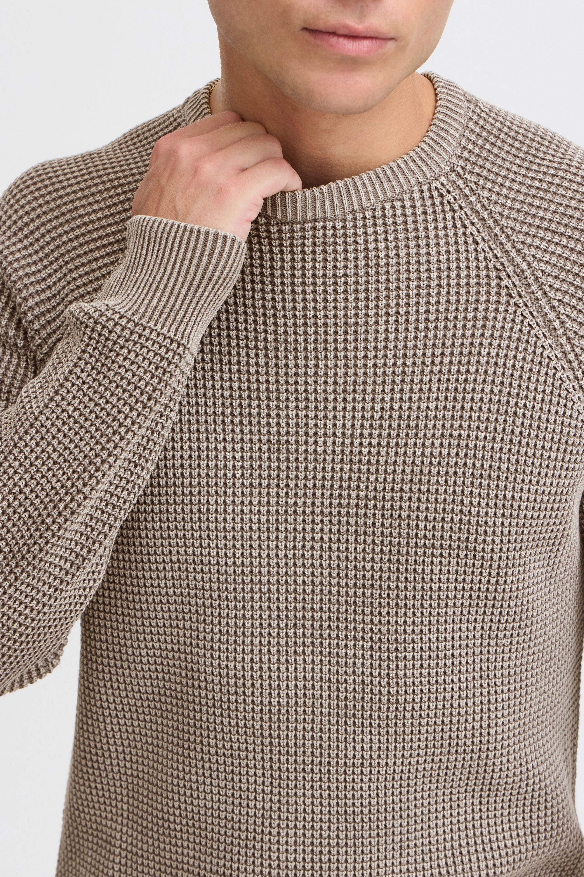 Indicode Strickfleece-Pullover »Strickpullover IDRockford«