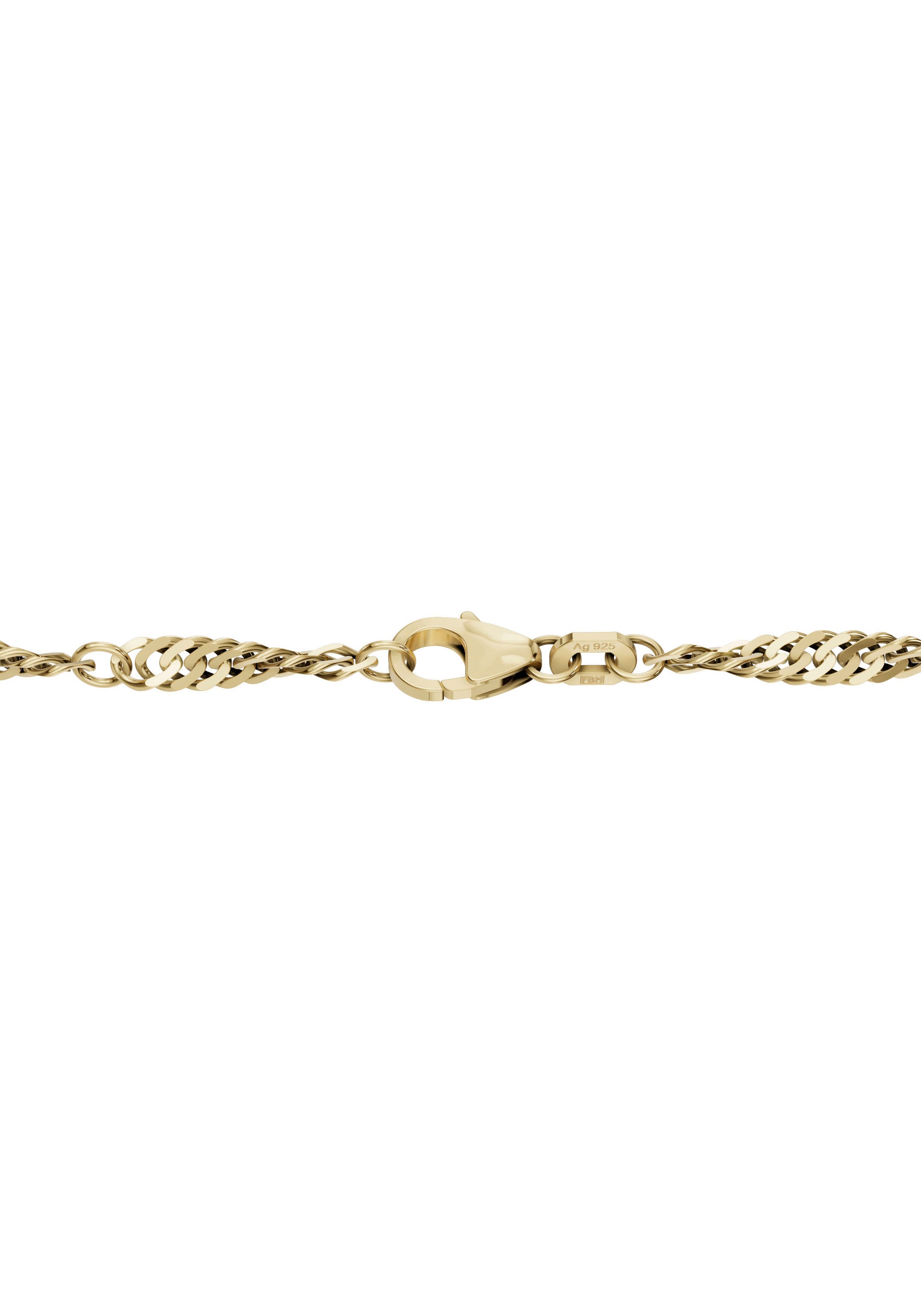 Firetti Fußkette »Schmuck Geschenk Silber 925 Körperschmuck Gold o. Rosè Singapurkette«, Made in Germany