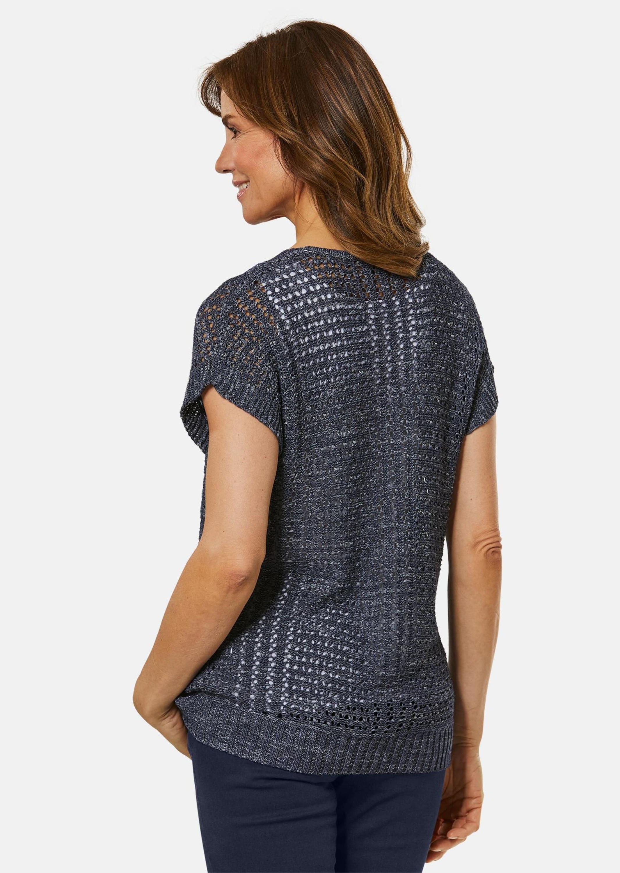 GOLDNER Strickpullover »Kurzgröße Pullover«