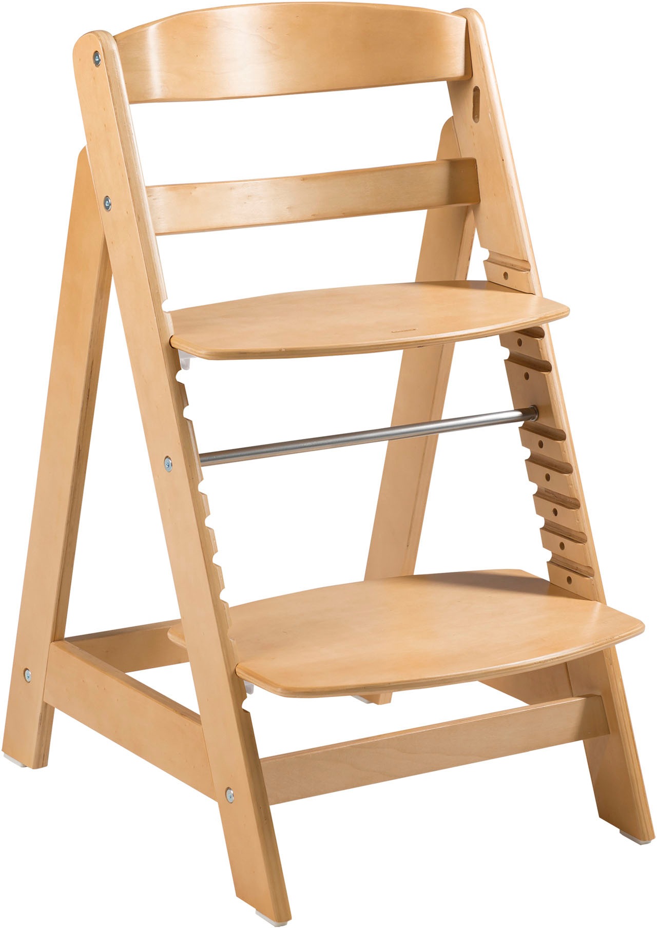 roba® Hochstuhl »Treppenhochstuhl Sit Up Click, natur« () aus Holz