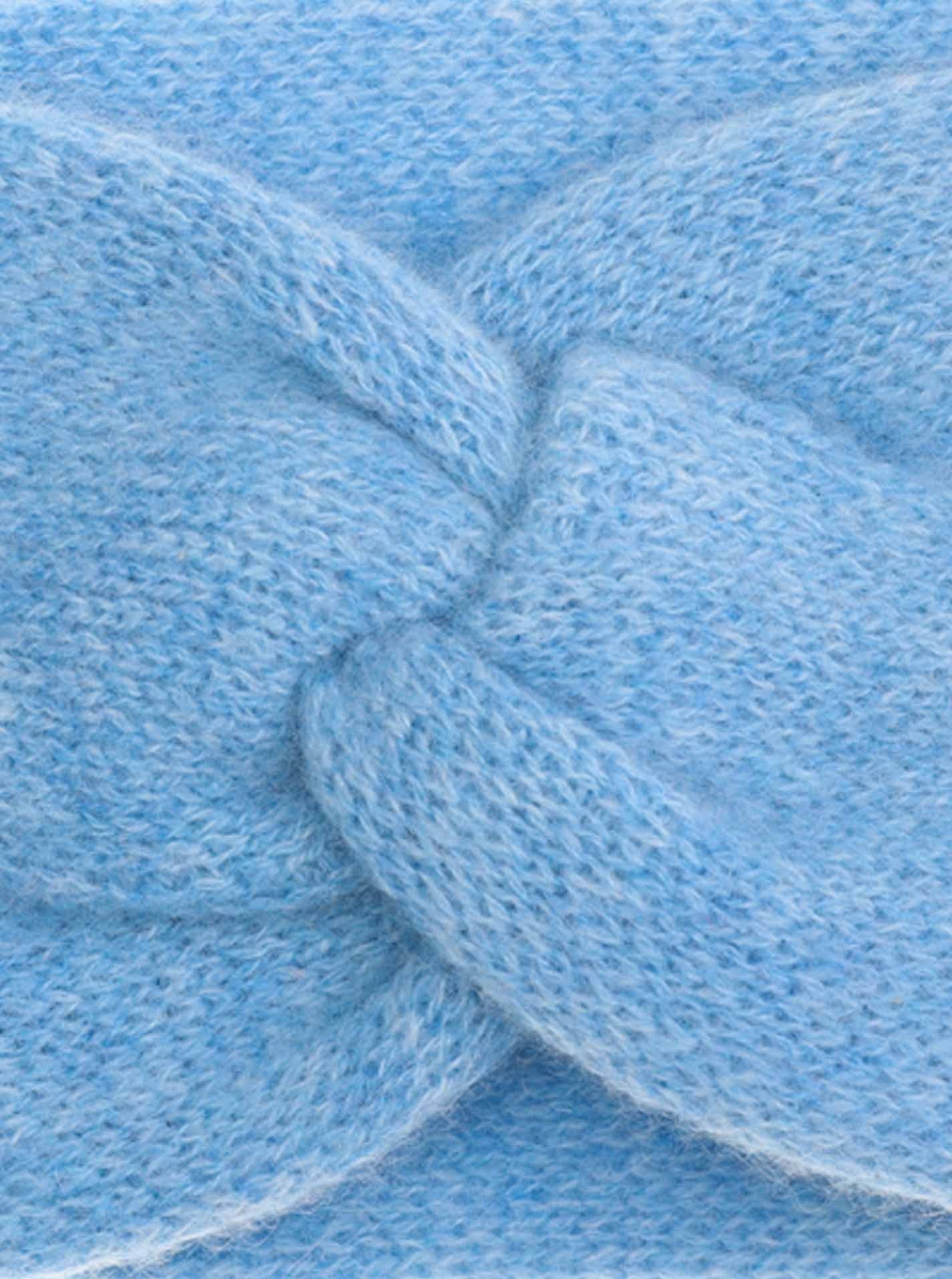 Zwillingsherz Stirnband ""Classic"", Knoten vorn, Cashmere, Feinstrick günstig online kaufen