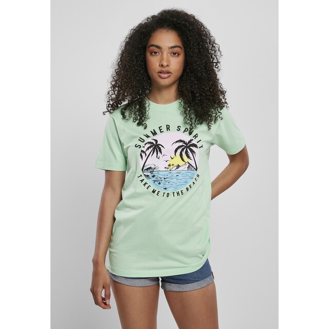 MisterTee Kurzarmshirt »Damen Ladies Summer Spirit Tee«, (1 tlg.) online  kaufen | BAUR