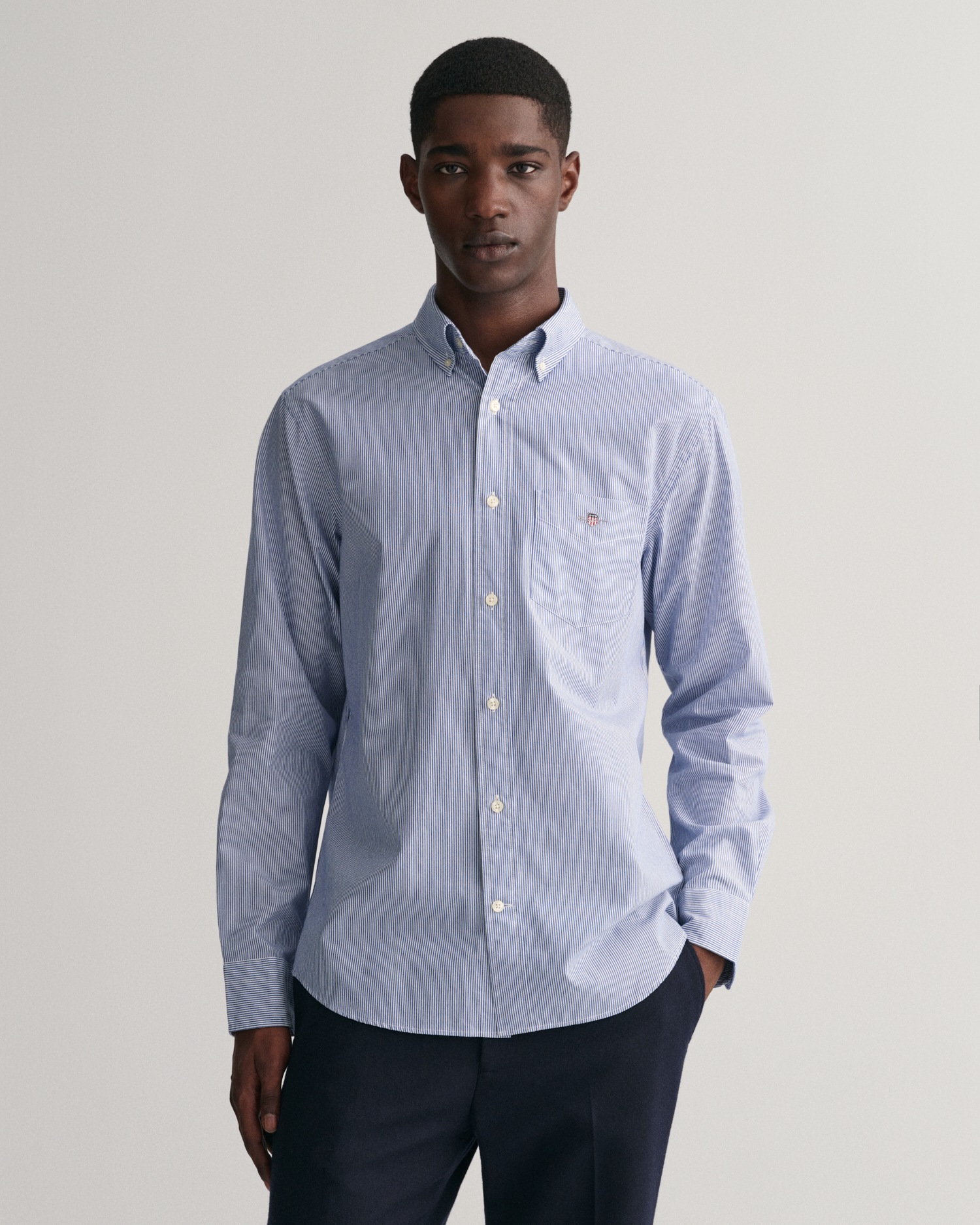 Gant "REG POPLIN BANKER SHIRT" Banker Stripe Popeline, leichte Baumwolle günstig online kaufen