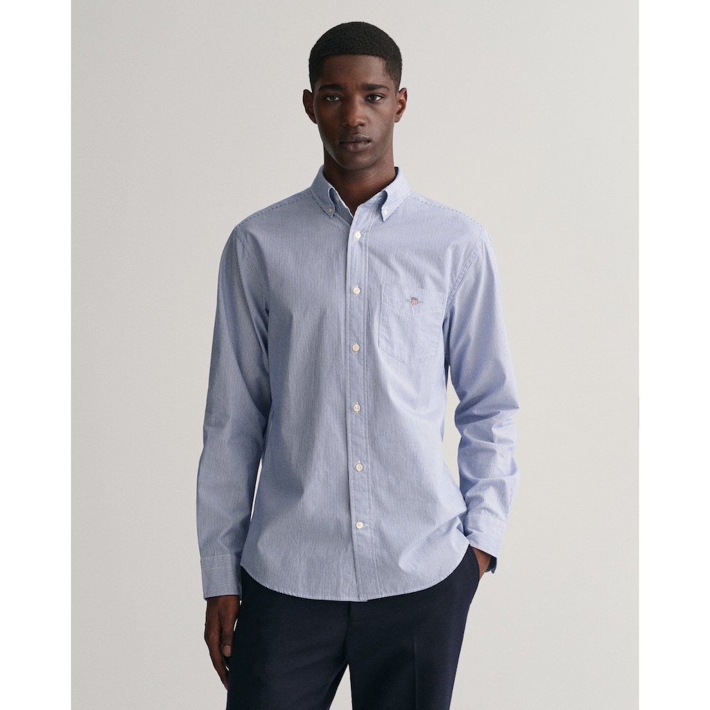 Gant Langarmhemd »REG POPLIN BANKER SHIRT«