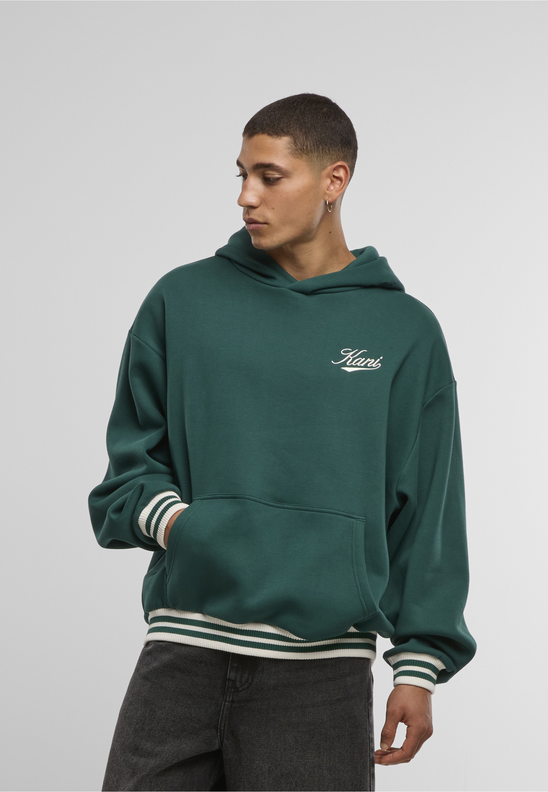 Karl Kani Rundhalspullover »Karl Kani Cursive Varsity Oversized Hoodie« 1