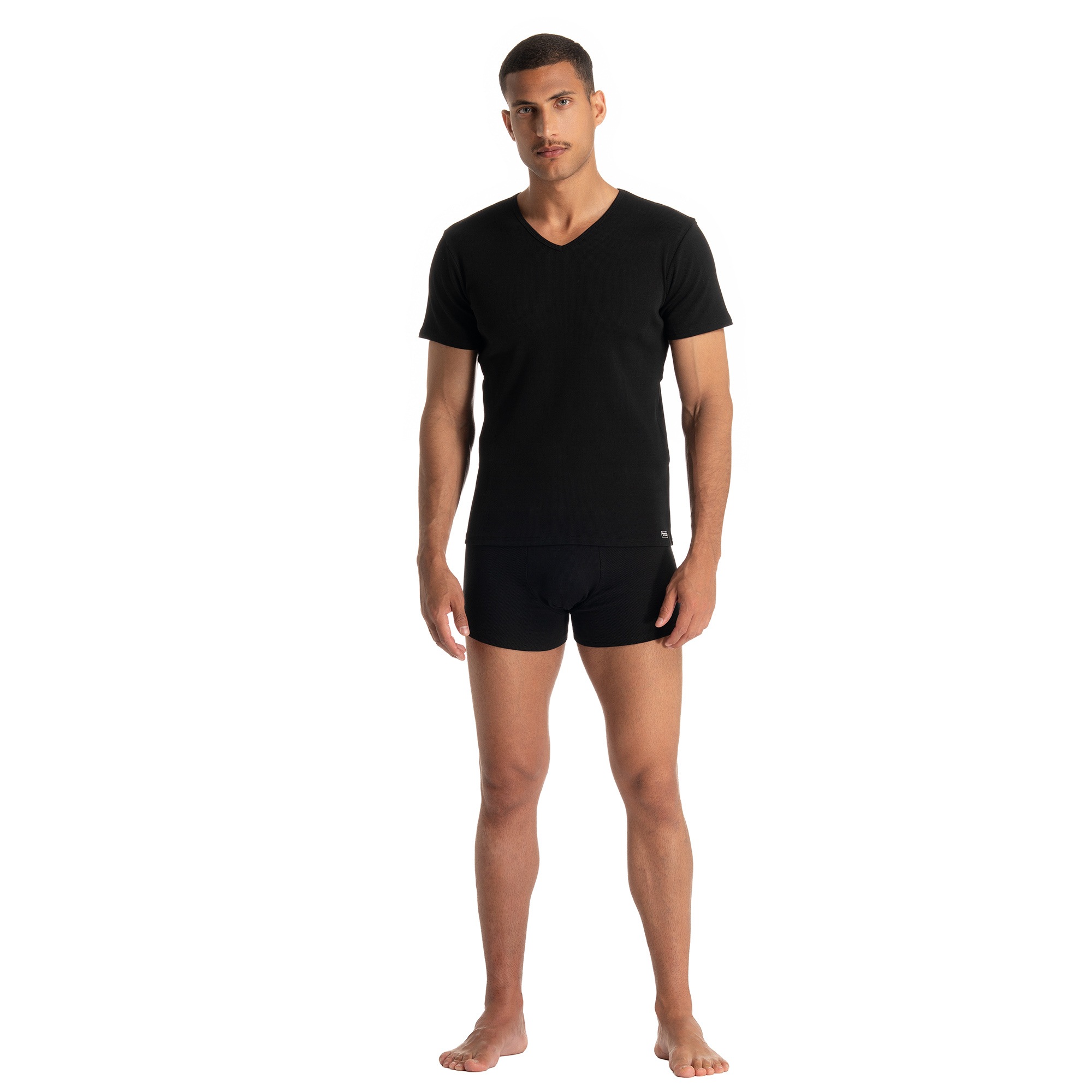 Bruno Banani V-Shirt »FINE RIB«