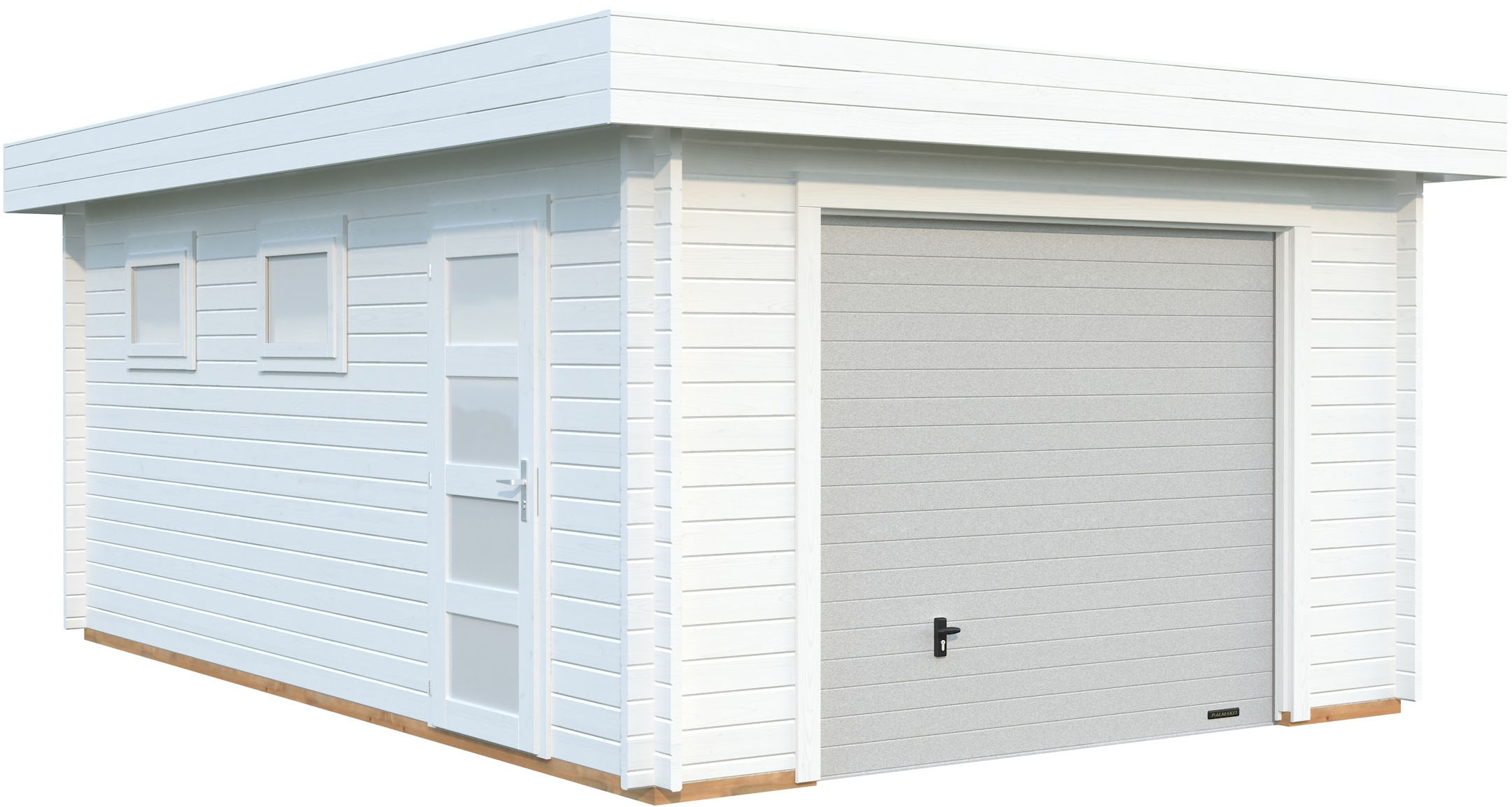 Palmako Garage »Rasmus, mit Sektionaltor« BxTxH: 420x598x253 cm