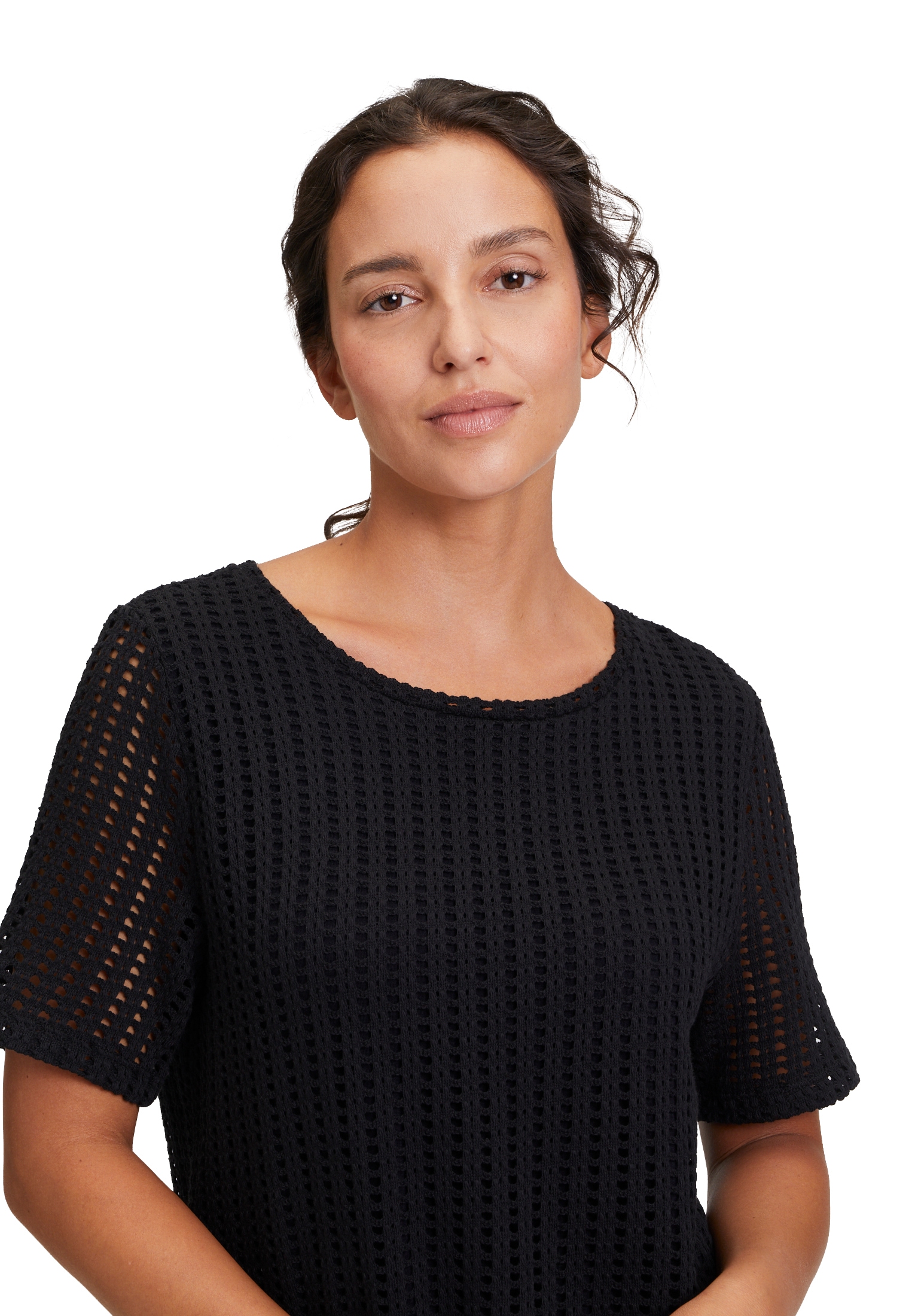 Cartoon Druckkleid »Cartoon Damen Sommerkleid Casual-Kleid mit Rundhalsausschnitt«, Material