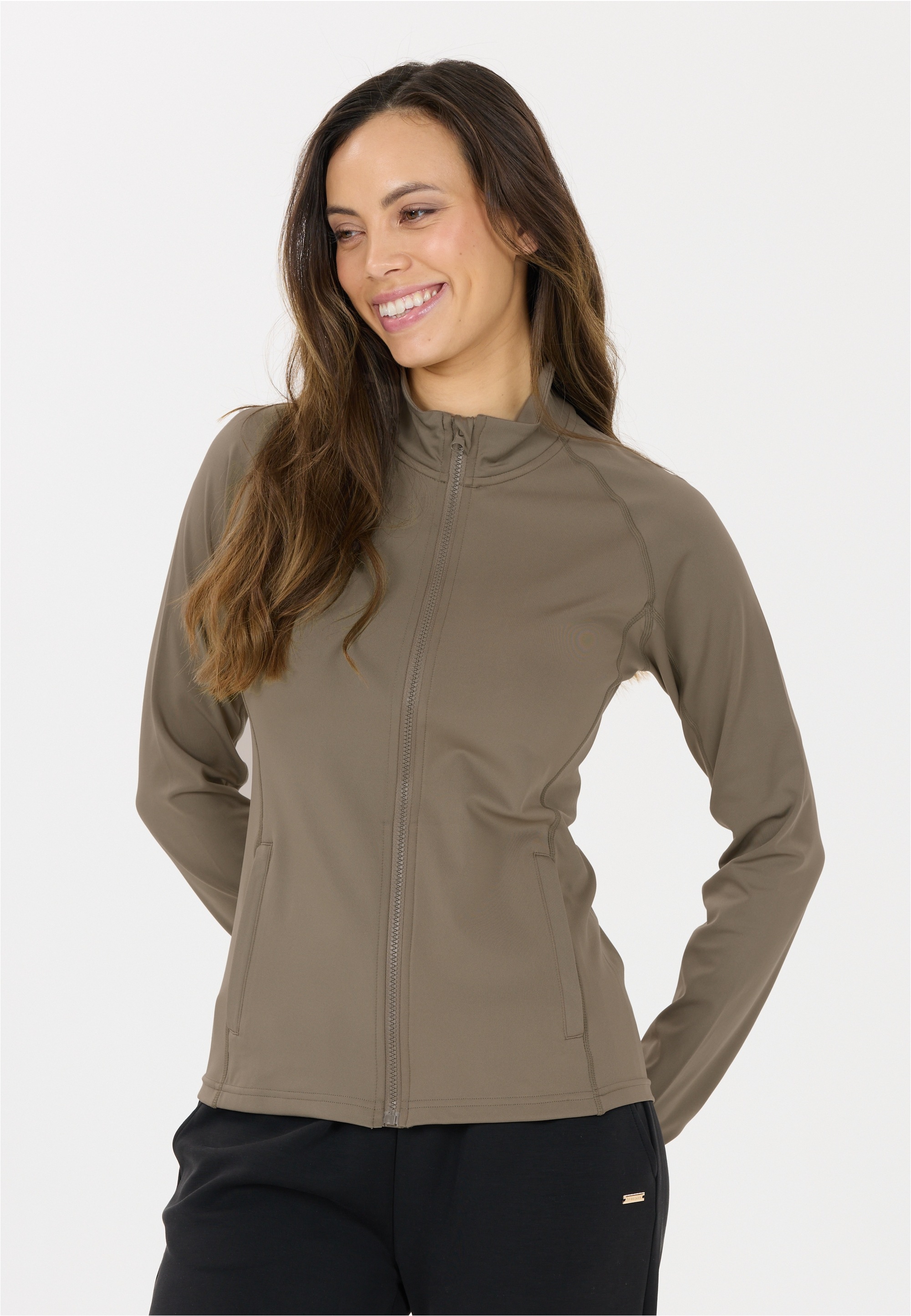 ATHLECIA Outdoorjacke "Krosa", mit Vollreißverschluss und Flatlock-Nähten günstig online kaufen
