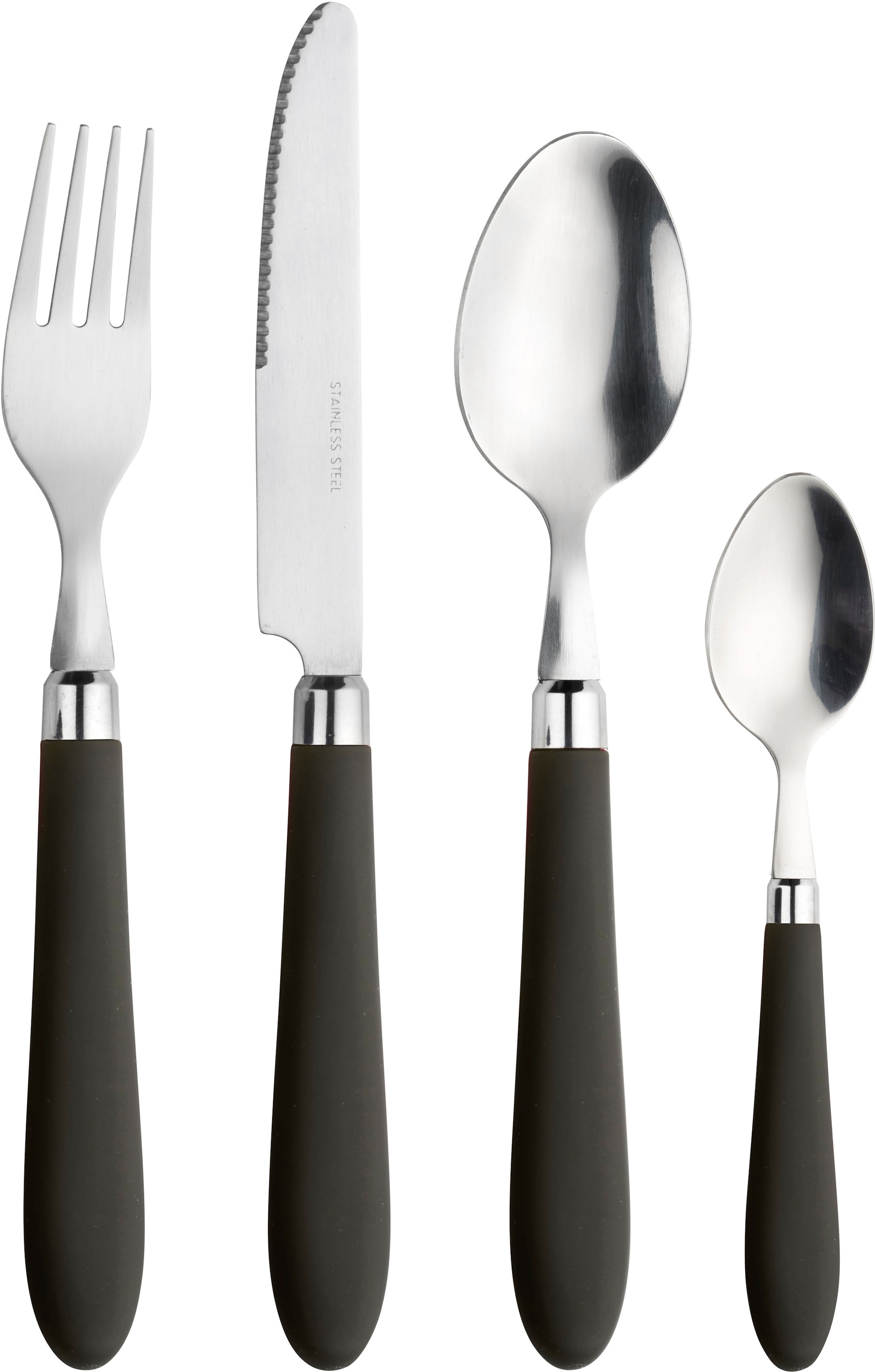 PINTINOX Besteck-Set "Daisy 0" mit farbigem Kunststoffgriff günstig online kaufen