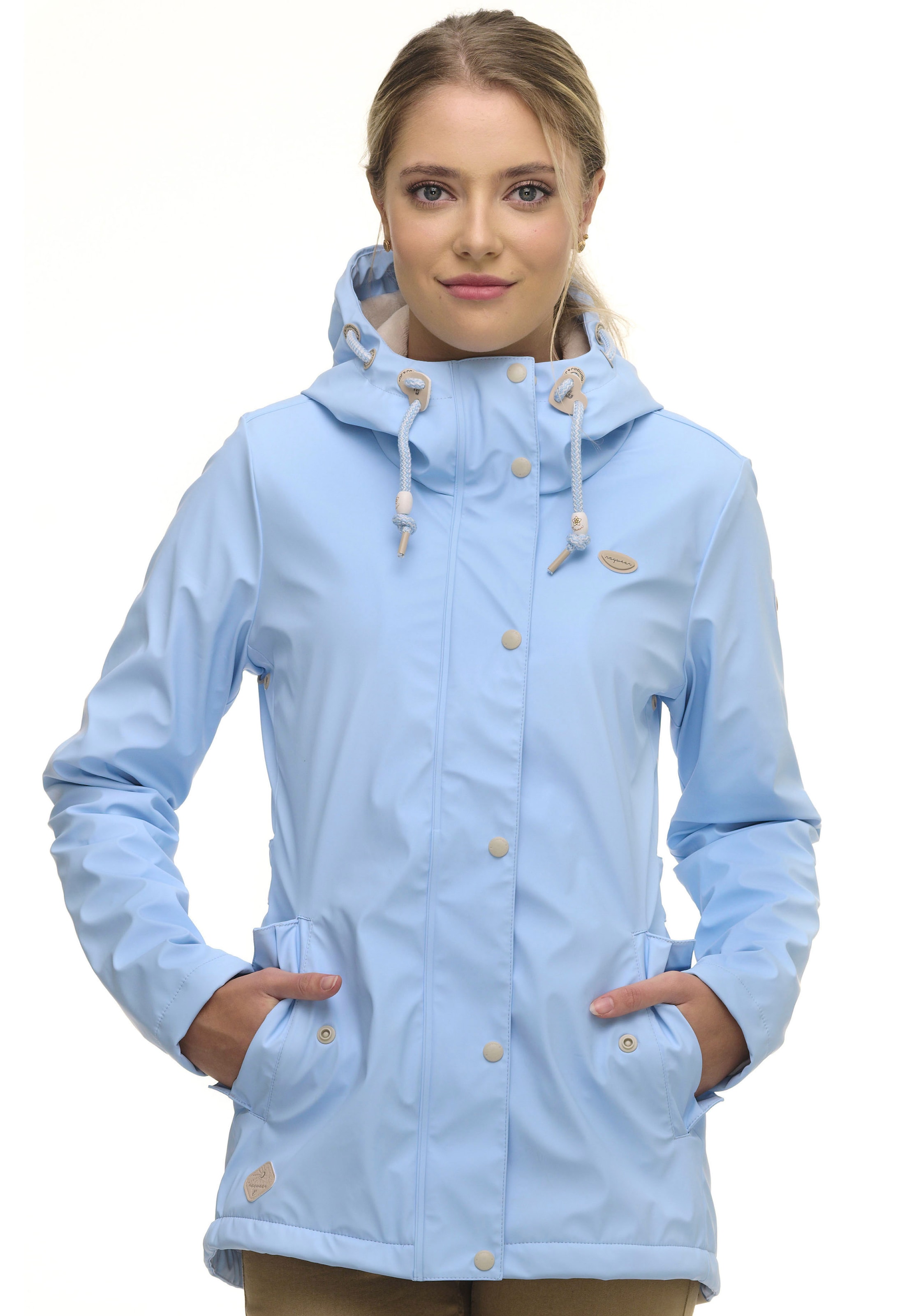 Ragwear Regenjacke »MARGE«, | mit Fabric Waterproof kaufen Kapuze, BAUR