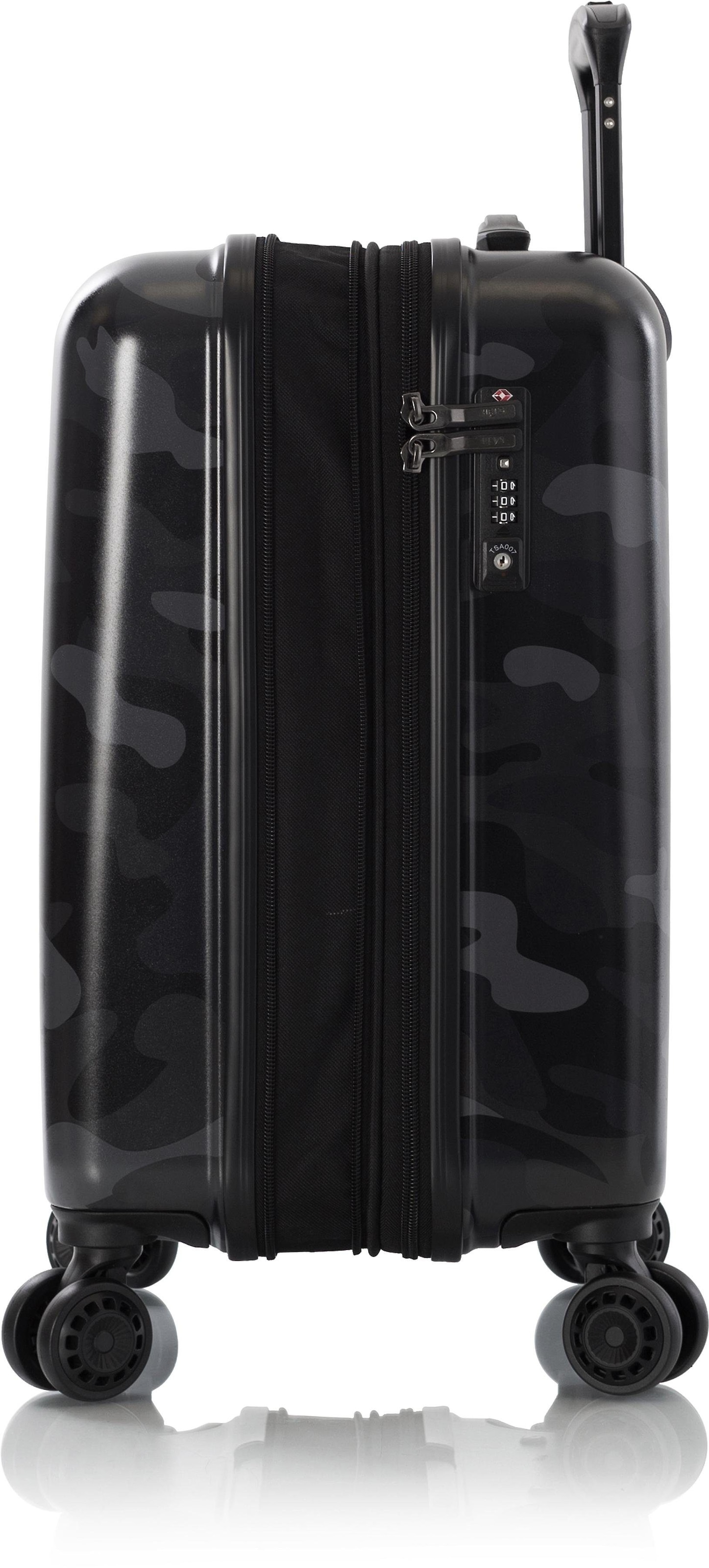 Heys Hartschalen-Trolley »Black Camo, 53 cm«, 4 Rollen, Heys x Joachim Llambi Hartschalen-Koffer Volumenerweiterung