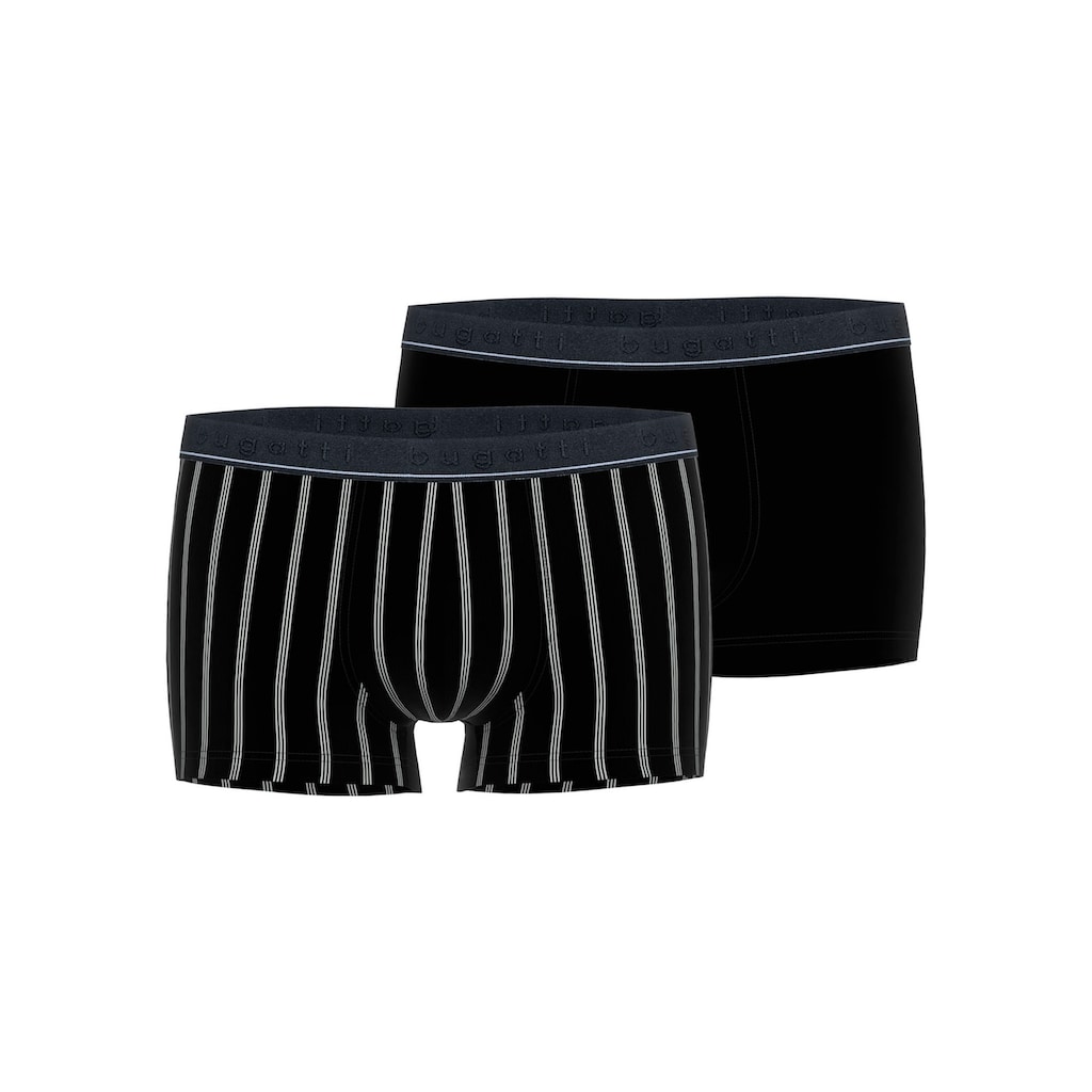 bugatti Boxershorts »Rom«, (Packung, 2 St.)