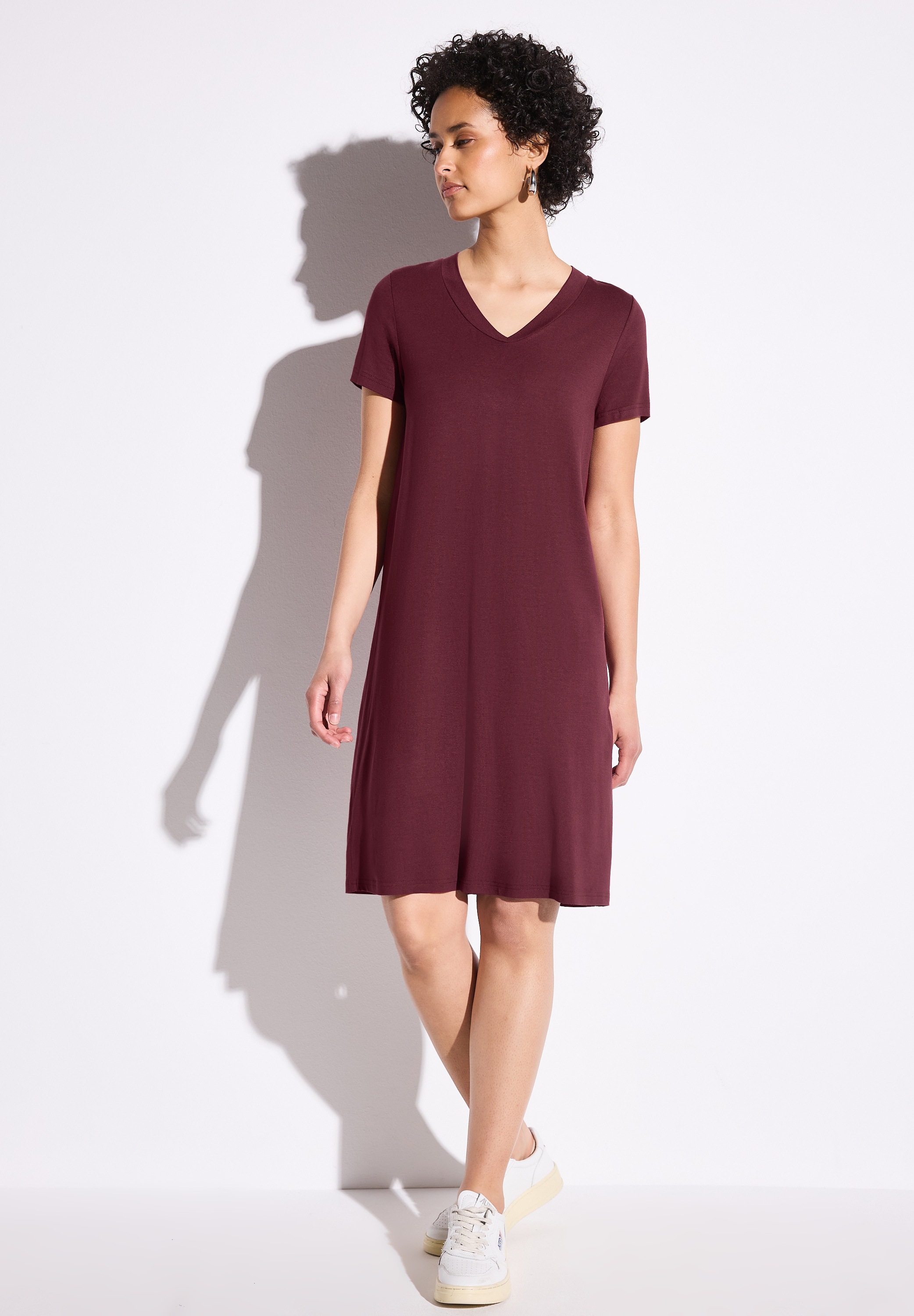 STREET ONE Jerseykleid Ohne Taschen knielang günstig online kaufen