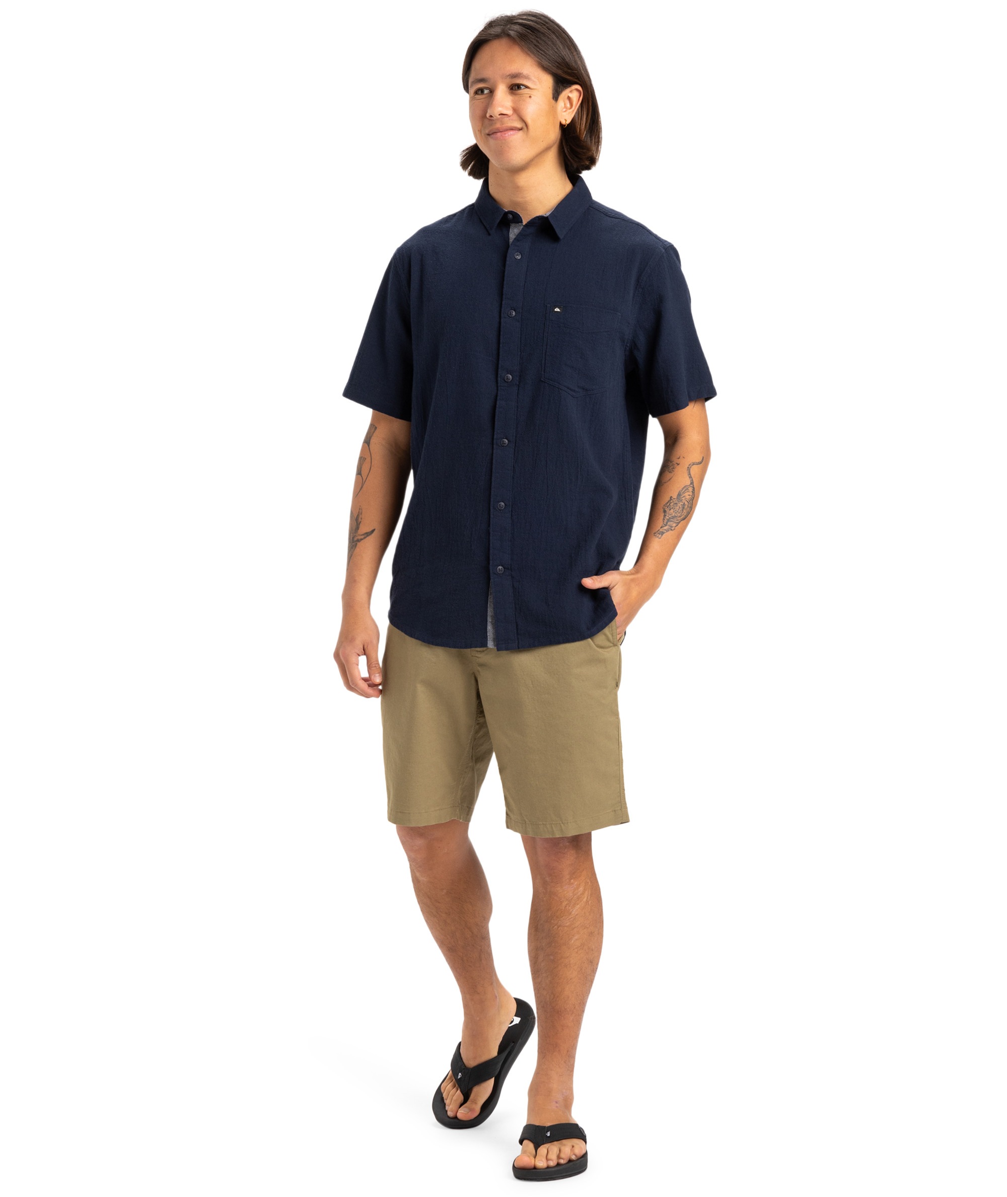Quiksilver Kurzarmhemd »TIME BOX«, (1 tlg.)