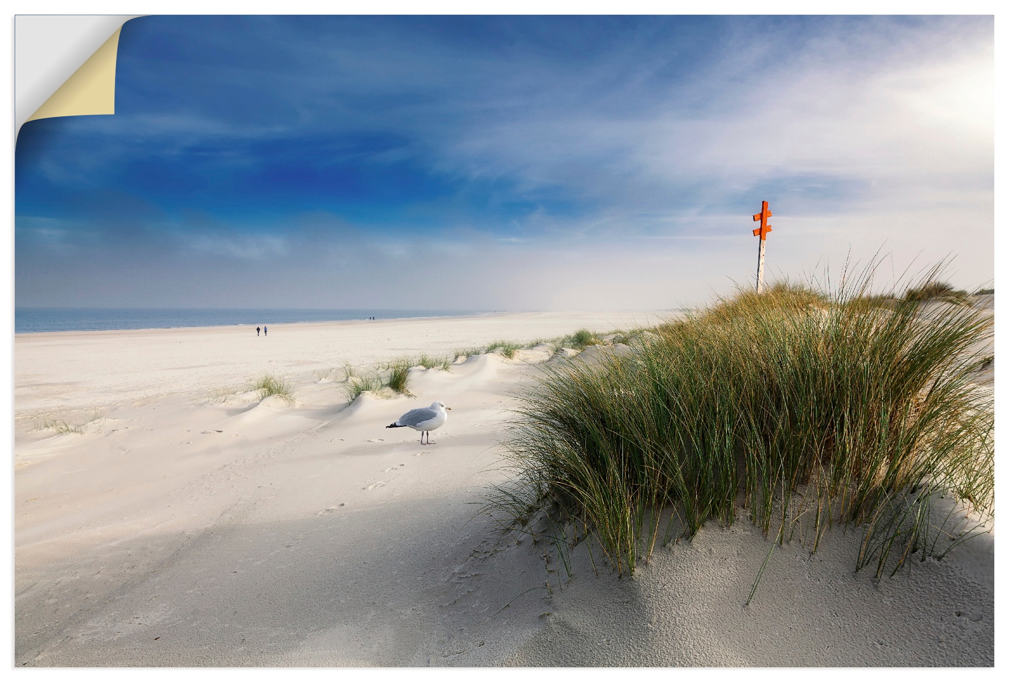 Artland Wandbild "Strandidylle" Strandbilder 1 Stk. tlg. als Alubild, Leinwandbild, Poster, Wandaufkleber in verschied. Größen