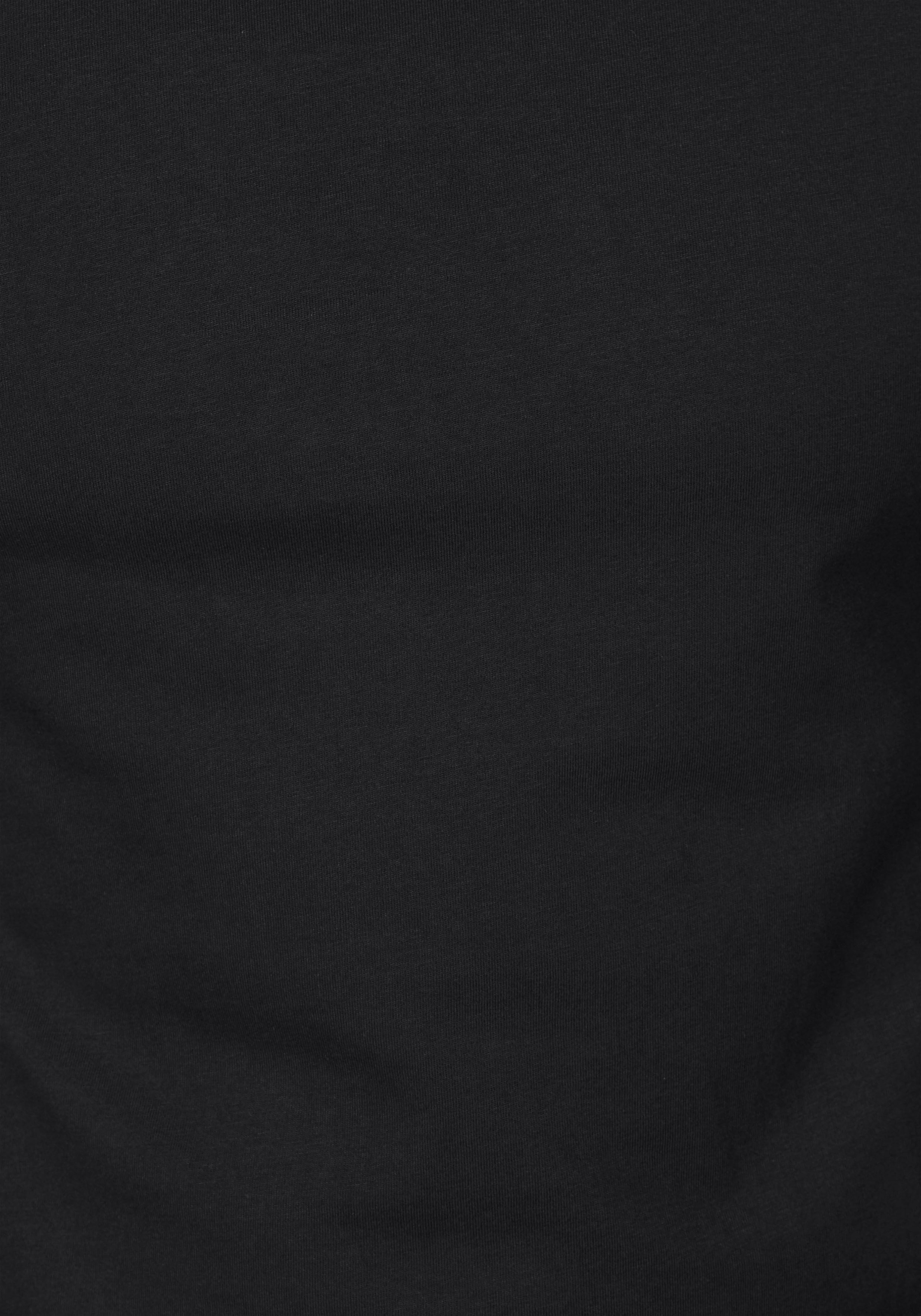 Man's World Langarmshirt »neue Farbe !«, (3er-Pack), Langarm, unifarben, aus Baumwolle, im 3er-Pack