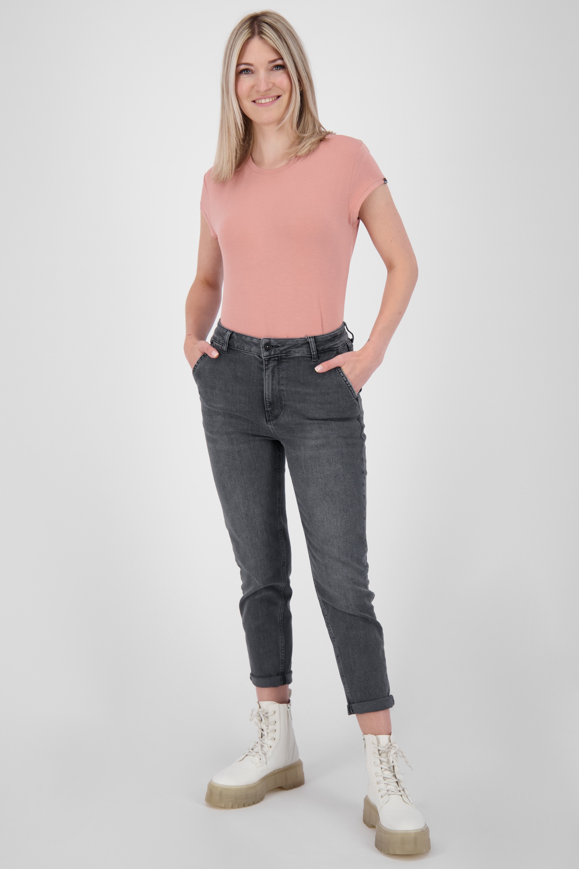 Alife & Kickin Mom-Jeans »LaureenAK DNM Q Pants Damen Jeanshose«