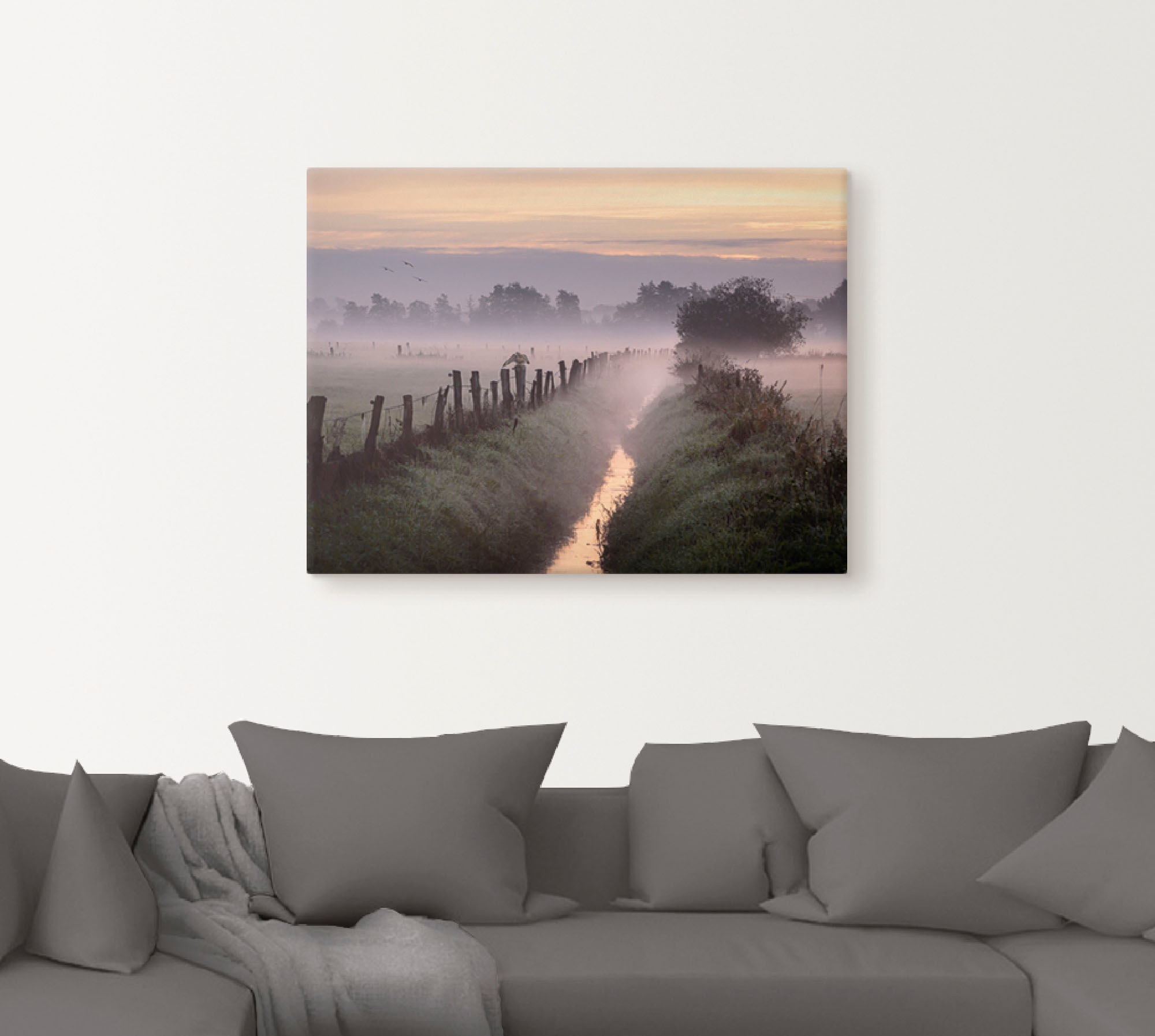Artland Wandbild »Applaus für den Herbst...«, Felder, (1 St.), als Leinwandbild, Poster, Wandaufkleber in verschied. Größen