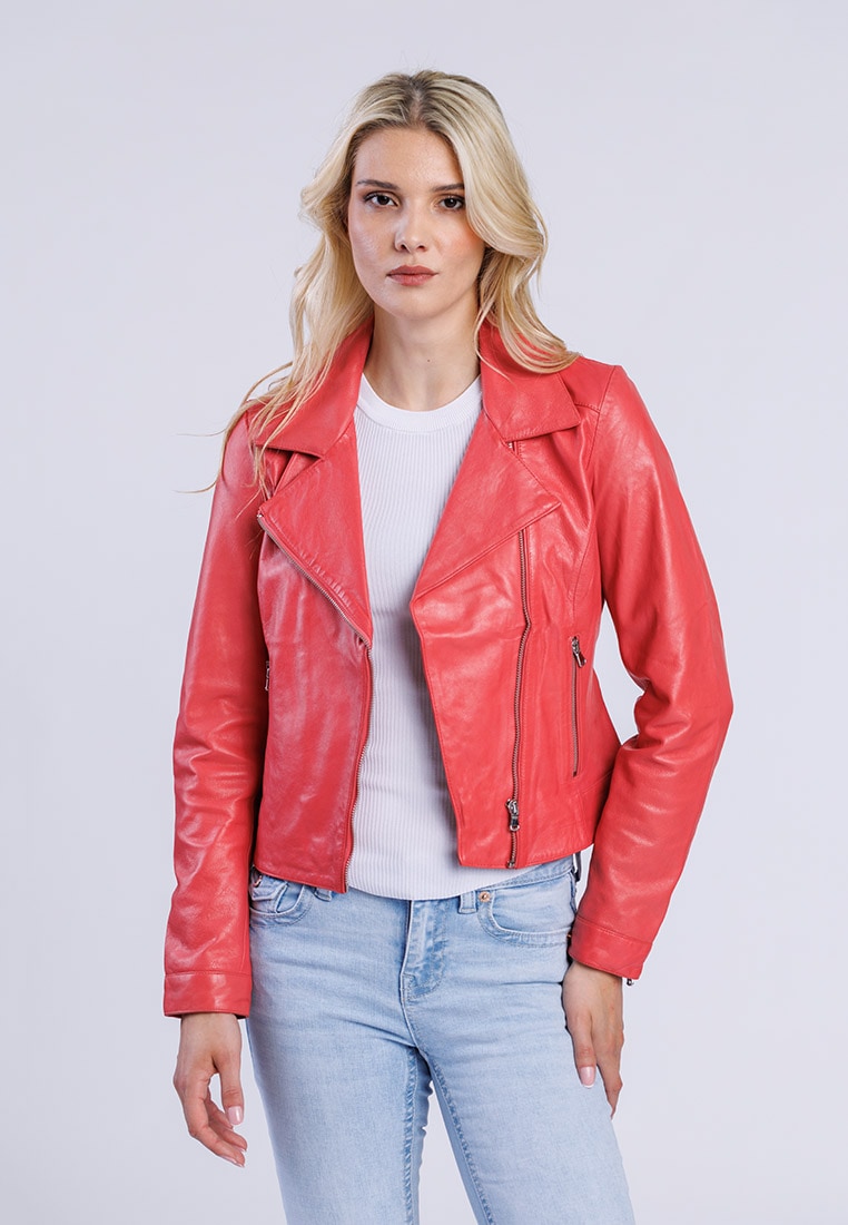 Freaky Nation Lederjacke »Bikerjacket-FN«