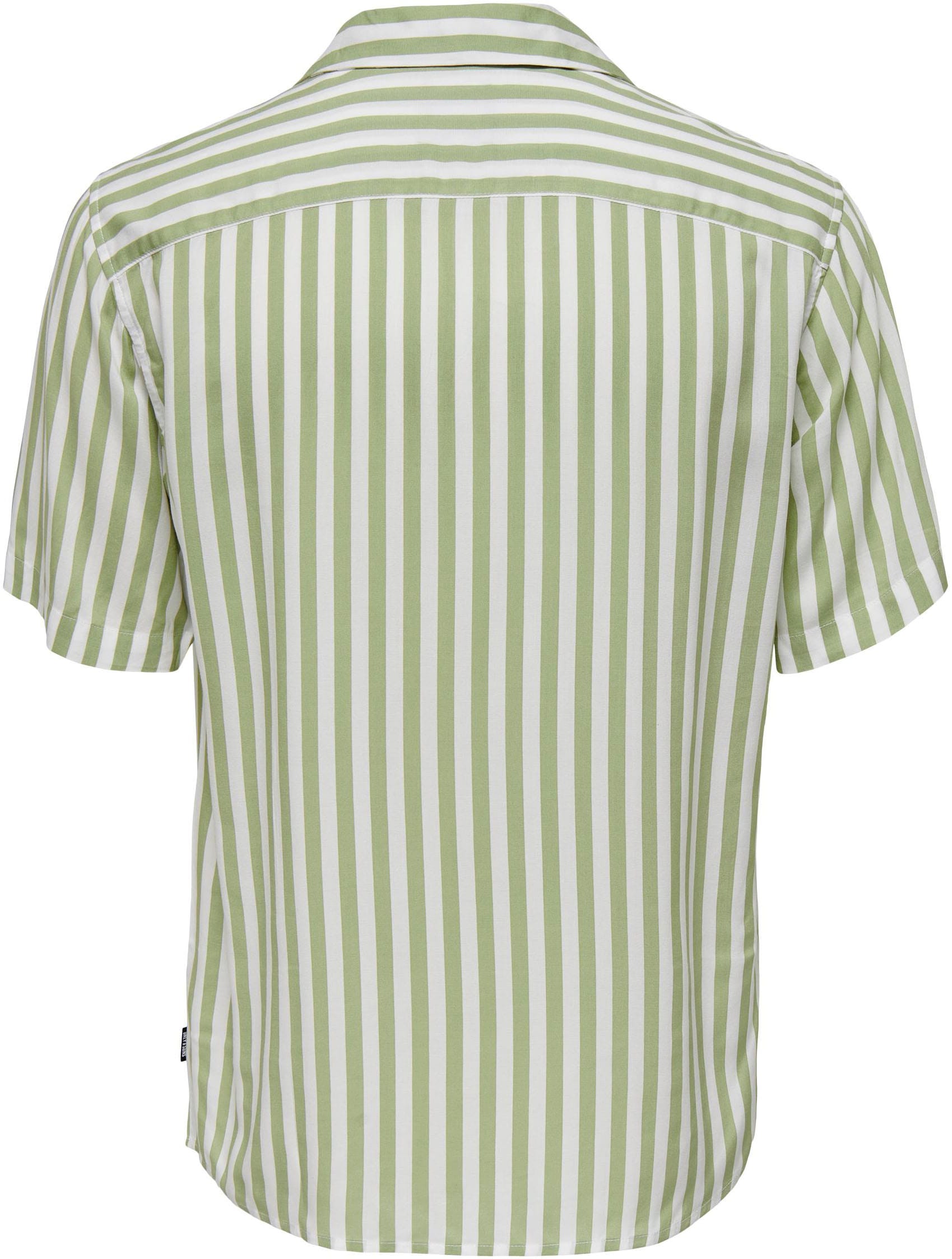 ONLY & SONS Kurzarmhemd »ONSWAYNE LIFE SS VISCOSE«