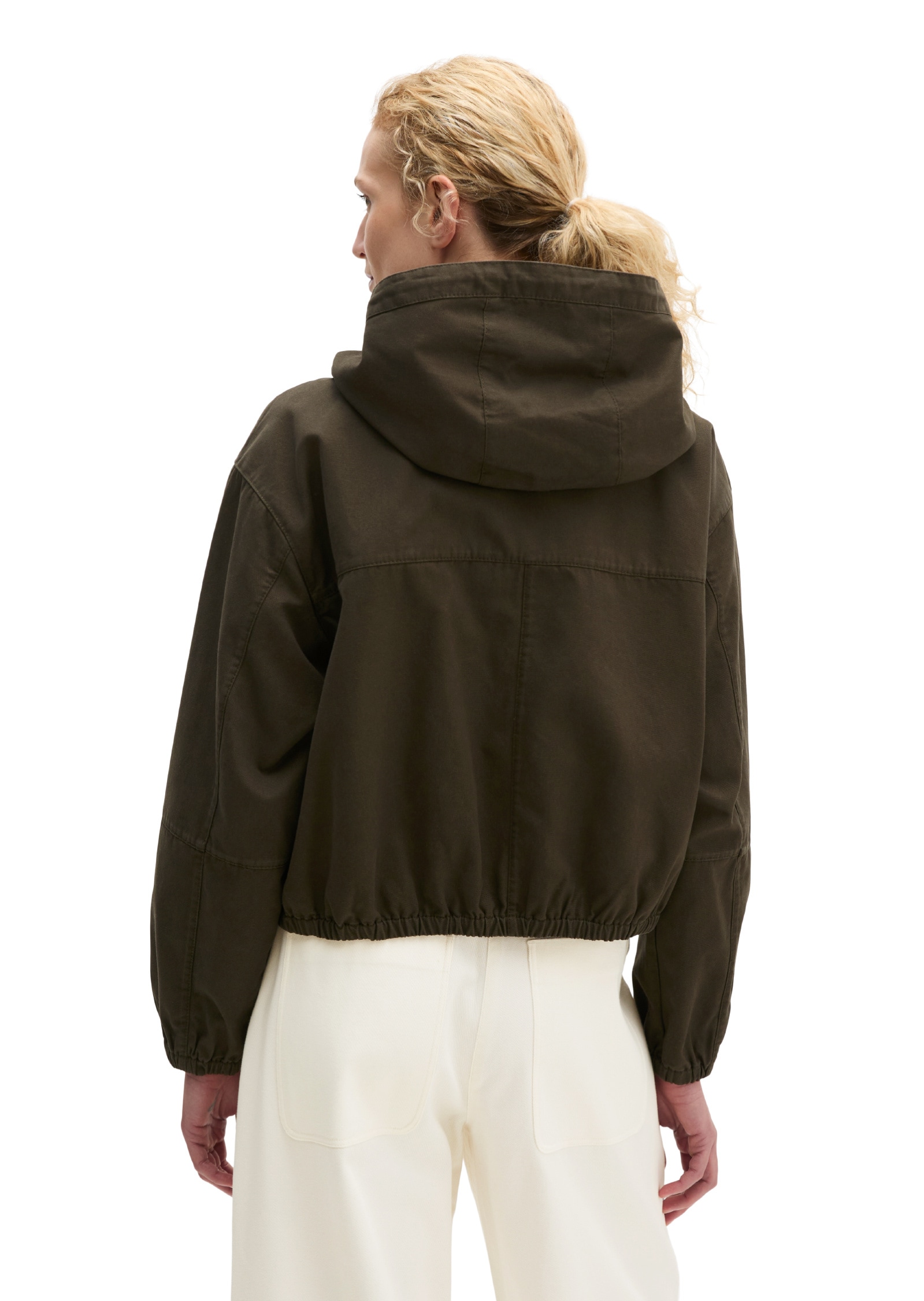 Marc O'Polo Outdoorjacke »aus gepeachtem Baumwoll-Canvas«