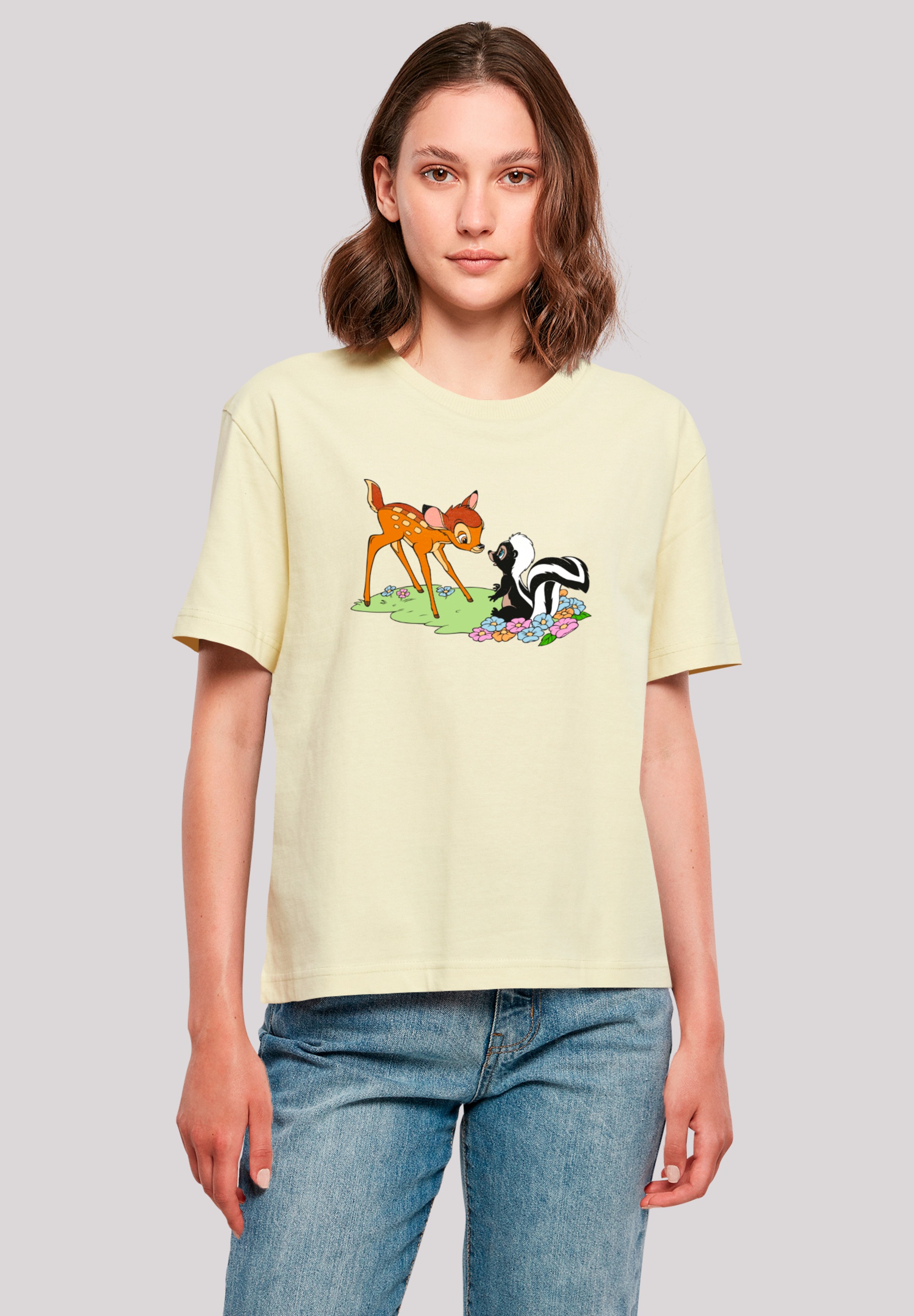 F4NT4STIC T-Shirt "Disney Bambi Disney Bambi & Flower", Premium Qualität günstig online kaufen