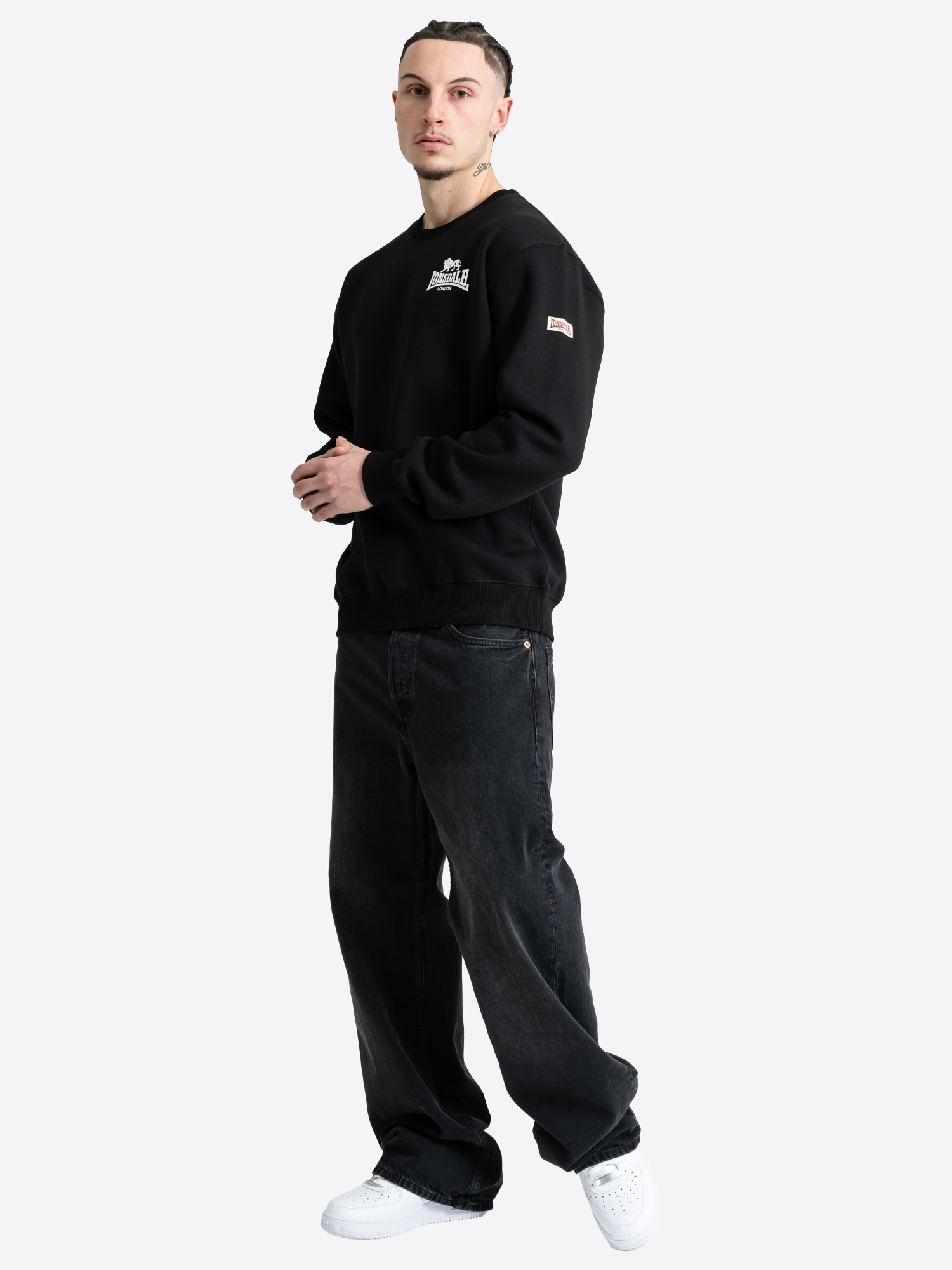 Lonsdale Sweatshirt »HAIGHTON«, aus Baumwolle und Polyester, erhältlich in den Größen S bis XXXL
