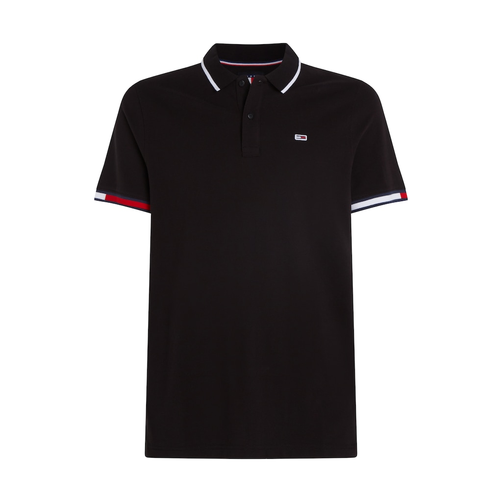 Tommy Jeans Poloshirt »TJM REG FLAG CUFFS POLO«