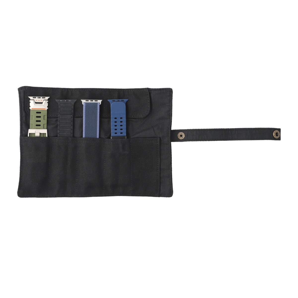 4smarts Wechselarmband »Watchband Set Alpha für Apple Watches 42 - 49 mm«, Inklusive praktischer Tasche