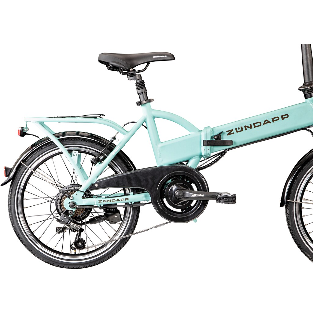 Zündapp E-Bike »Z101«, 6 Gang, Shimano, Tourney RD-TY300, Heckmotor 250 W