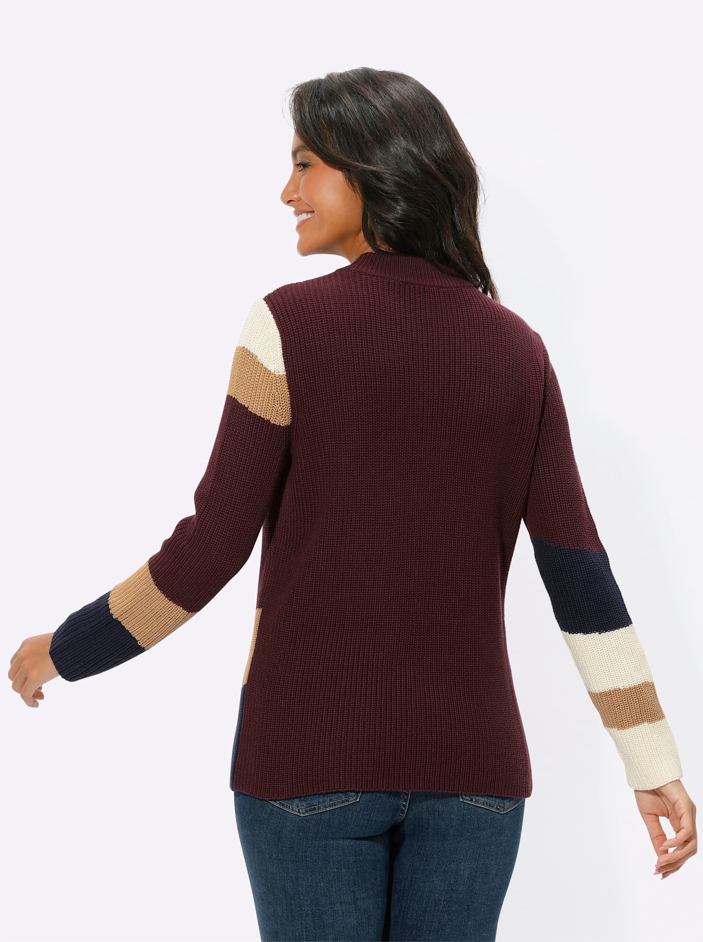 Casual Looks Stehkragenpullover »Pullover«