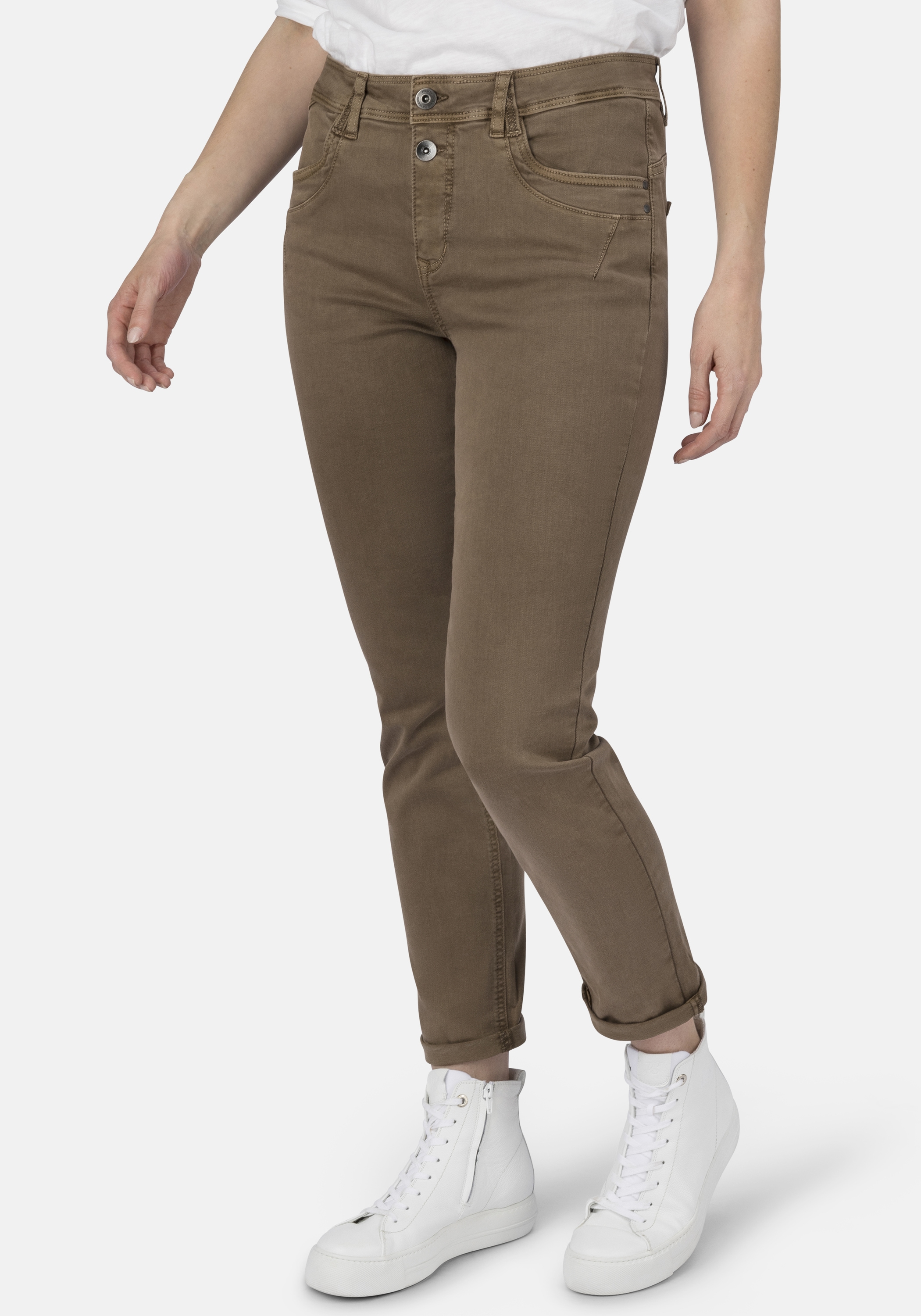 STOOKER WOMEN "Davos Colour Denim Boyfriend Fit Jeans" Jeans Boyfriend Fit Casual Denim Lässige Passform für Damen
