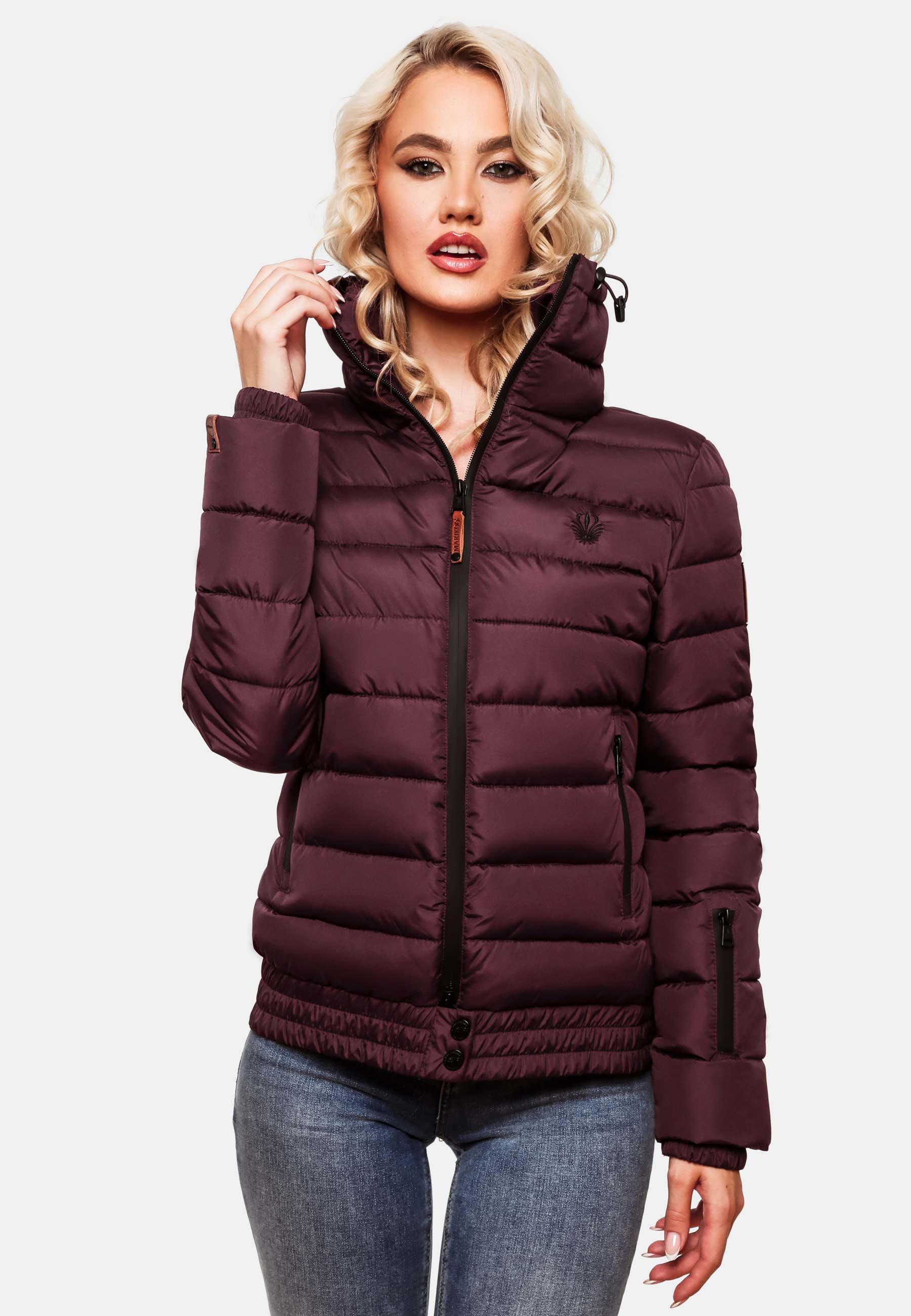 | mit Damen Winterjacke stylische Marikoo Kapuze, »Poison«, ohne bestellen hohem BAUR für Steppjacke Kragen