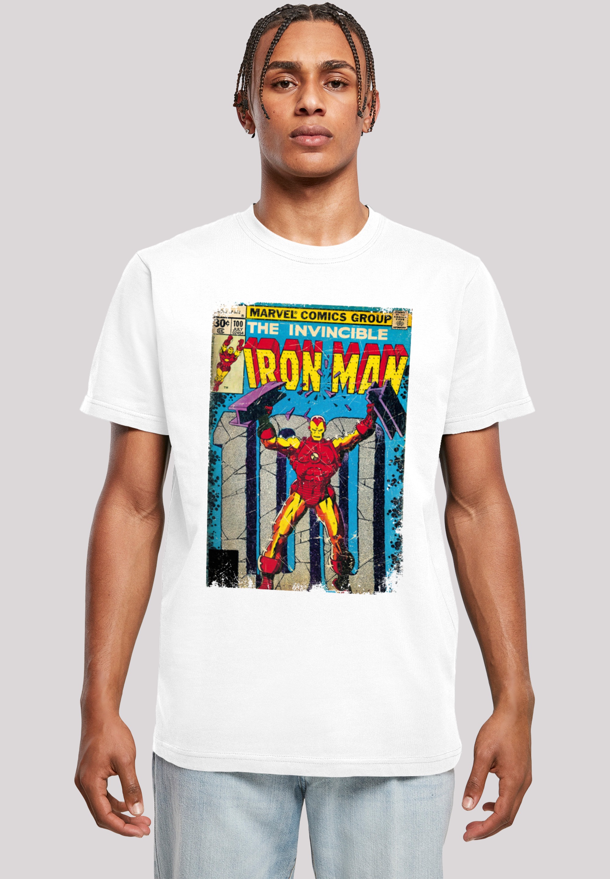 F4NT4STIC T-Shirt »Marvel Iron Man Cover«, Herren,Premium Merch,Regular-Fit,Basic,Logo Print