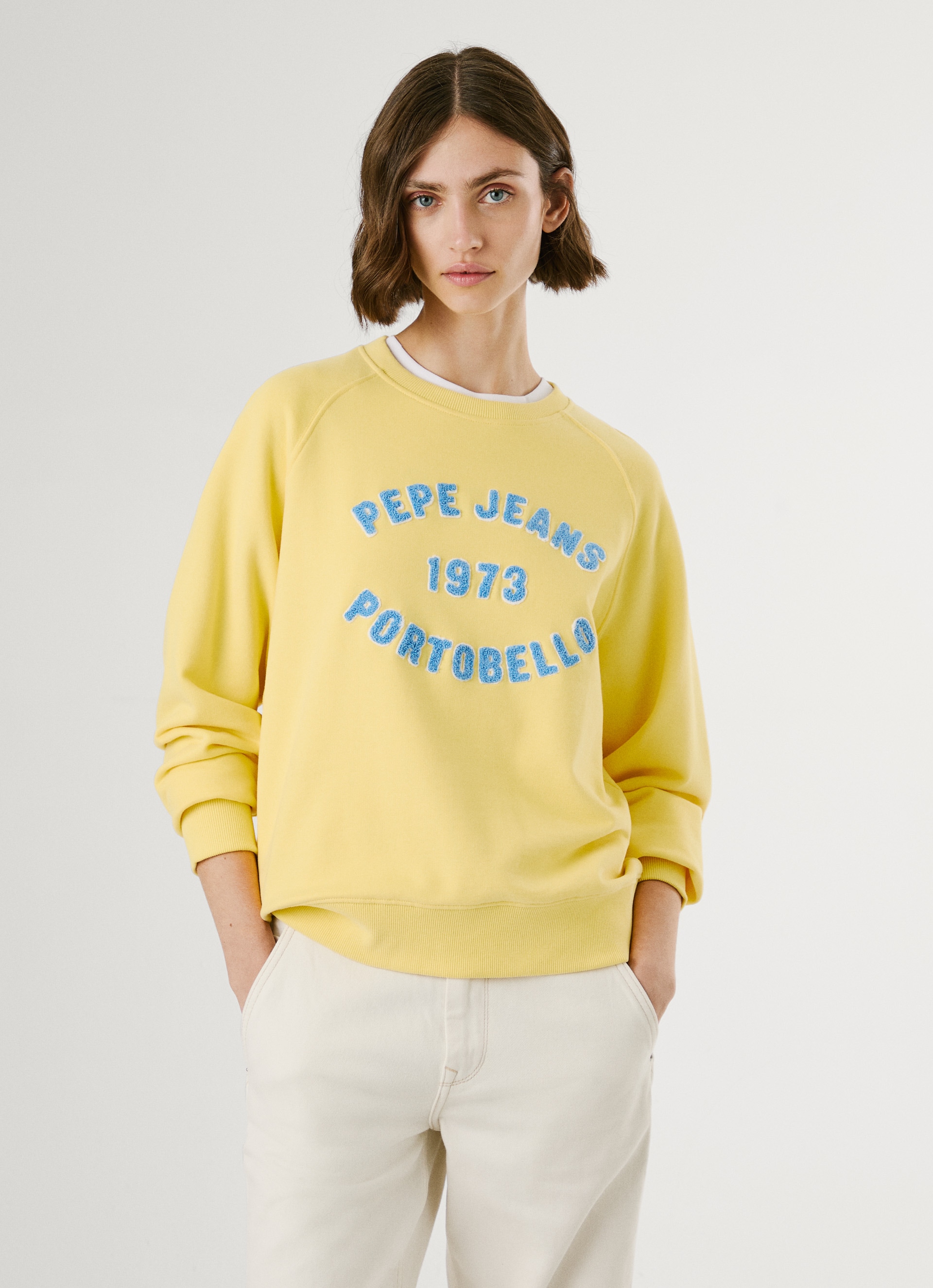 Pepe Jeans Sweatshirt "BAIA" Rundhals, Baumwollmix günstig online kaufen