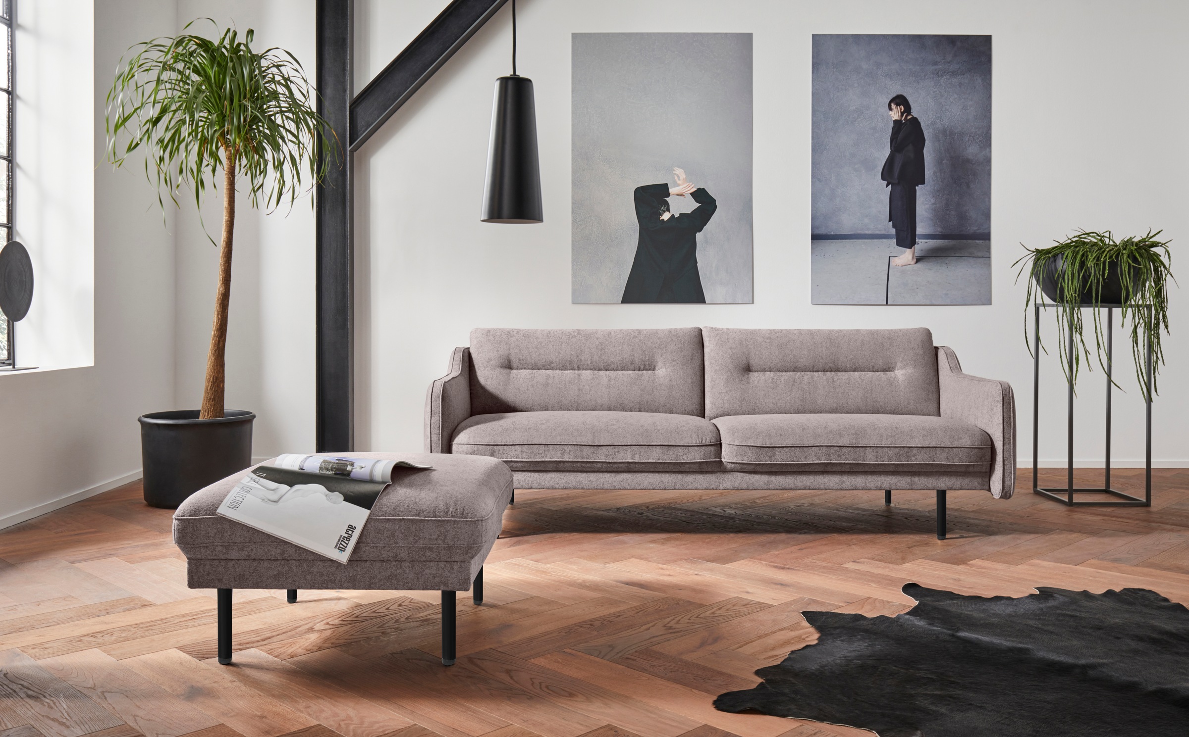 andas Hocker »Nordfyn« edles Design in 3 Bezugsqualitäten, Design by Morten Georgsen