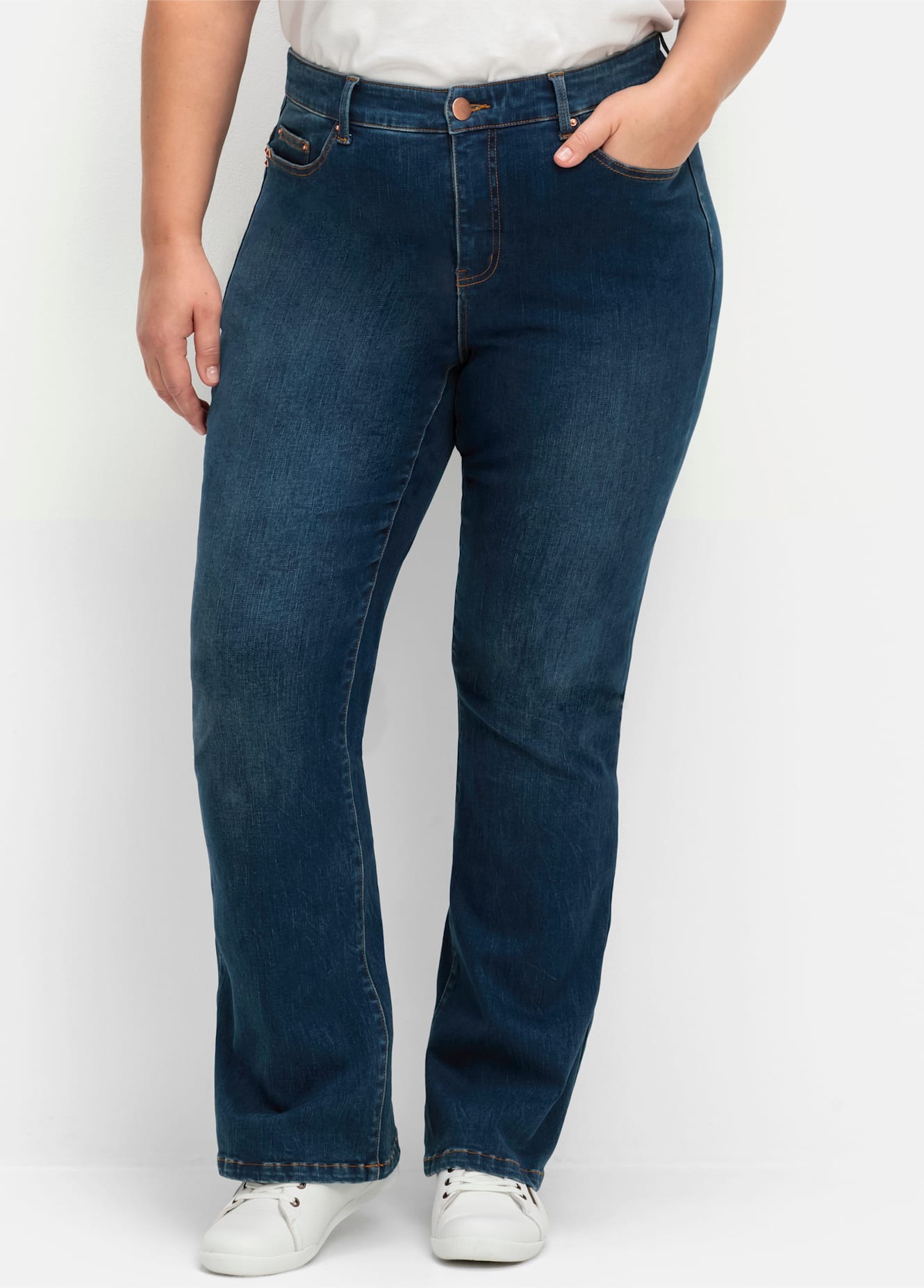 Sheego Bequeme Jeans 1 Stk. tlg. günstig online kaufen