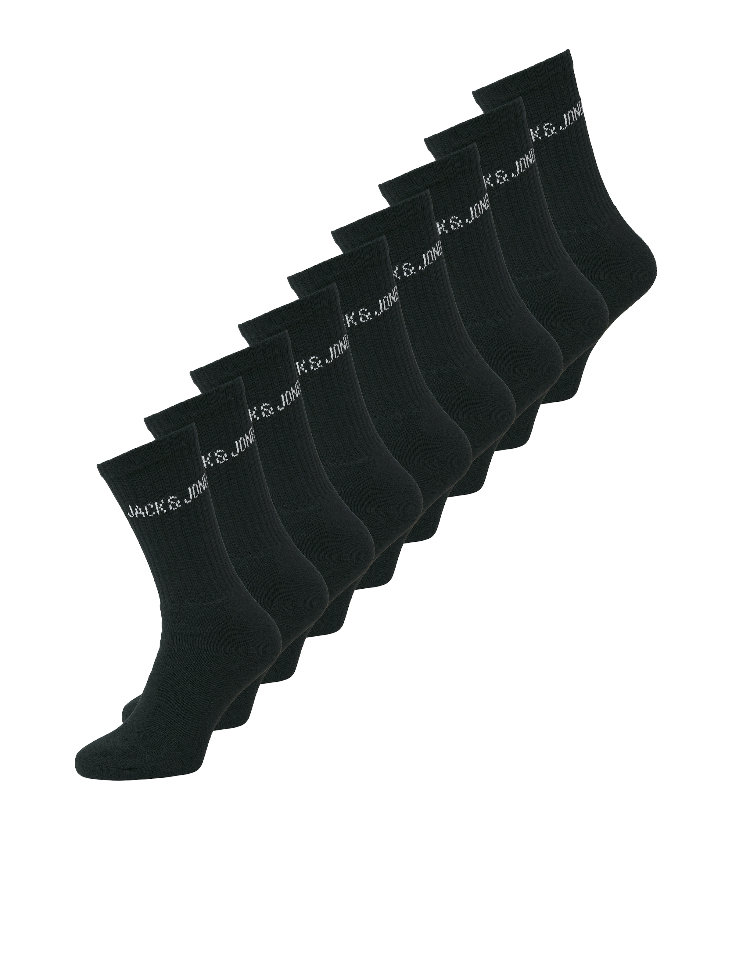 Jack & Jones Tennissocken »JACREGEN TENNIS SOCKS 9 PACK NOOS« Packung, 9 Paar tlg. Baumwollmischung, Einheitsgröße