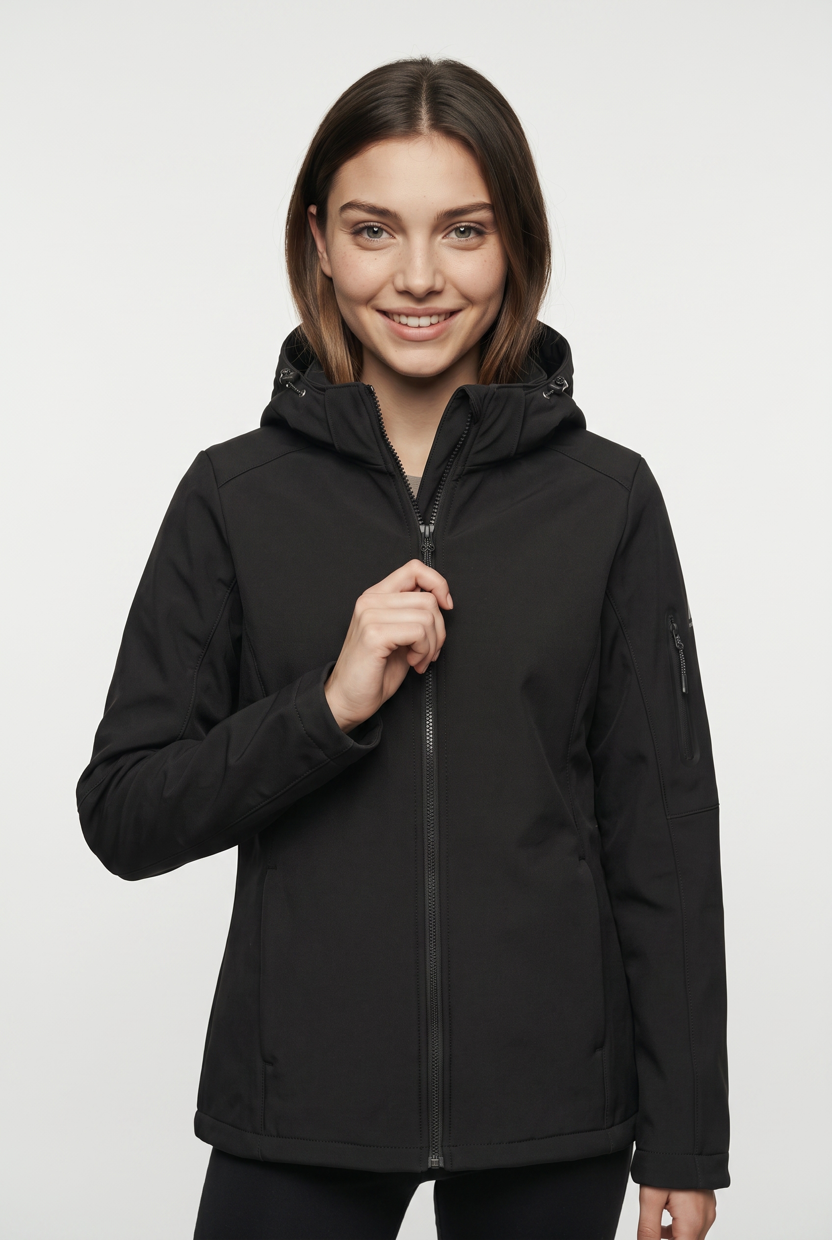 McKINLEY Outdoorjacke "Da.-Jacke Kadino II W" mit Kapuze mit abnehmbarer Kapuze, wasserabweisend, winddicht, atmungsaktiv