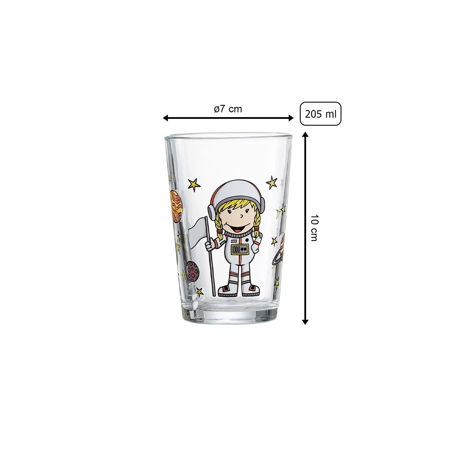 Ritzenhoff & Breker Kinderbecher "Kindergläser Berufe Mädchen 205 ml 24er S günstig online kaufen