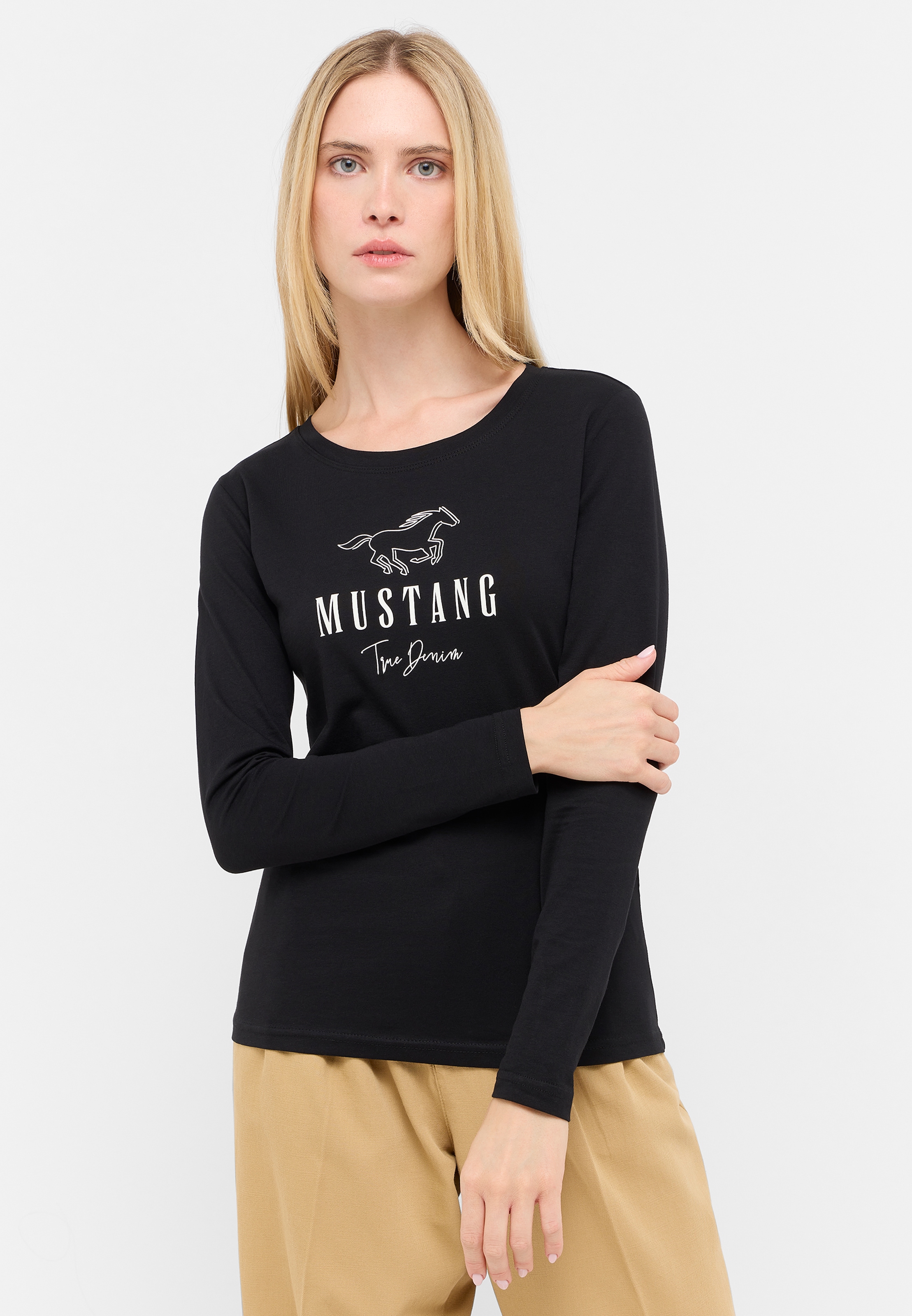 MUSTANG Langarmshirt, Slim Fit günstig online kaufen