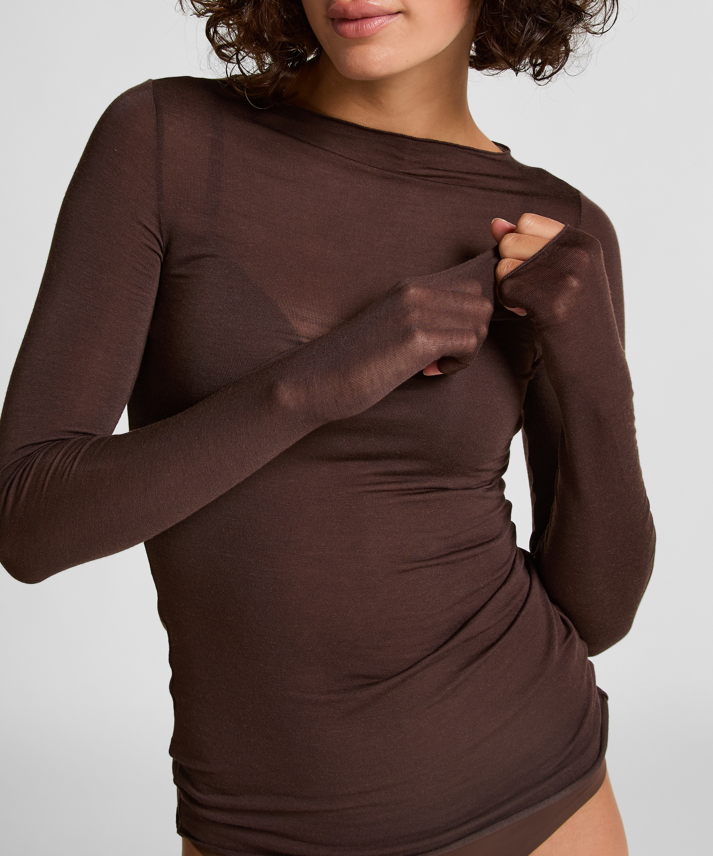 Hunkemöller Pyjama »super soft Boatneck shirt with Cashmere«