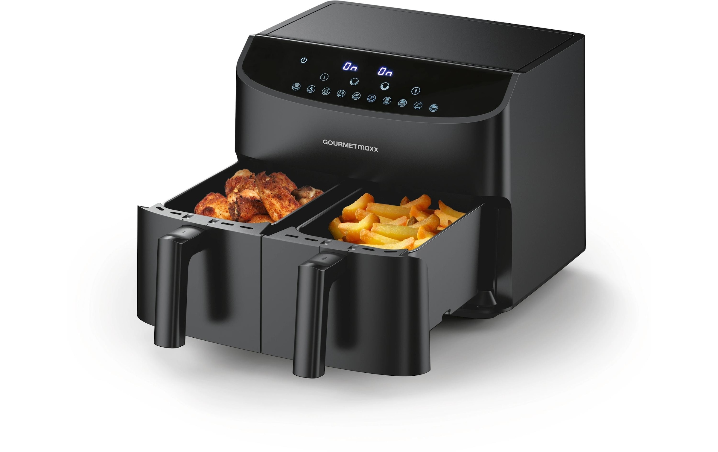 GOURMETmaxx Heißluftfritteuse »6 kg, Schwarz« 2400 W