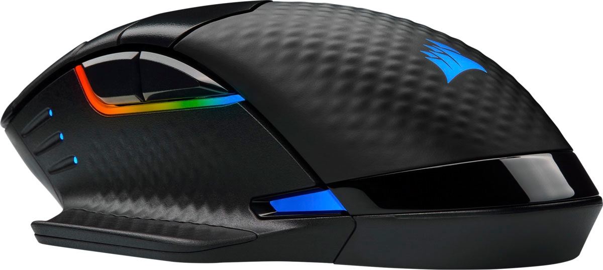 Corsair Gaming-Maus »DARK CORE RGB PRO SE«, kabellos-USB-kabelgebunden-Funk, dynamische RGB-Hintergrundbeleuchtung